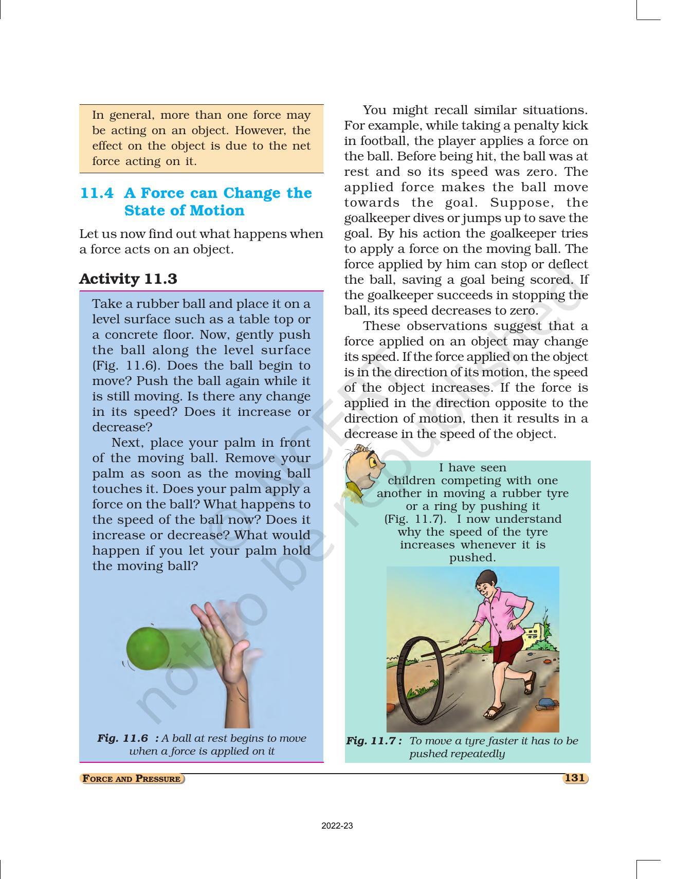 Ncert Book For Class Science Chapter Force And Pressure