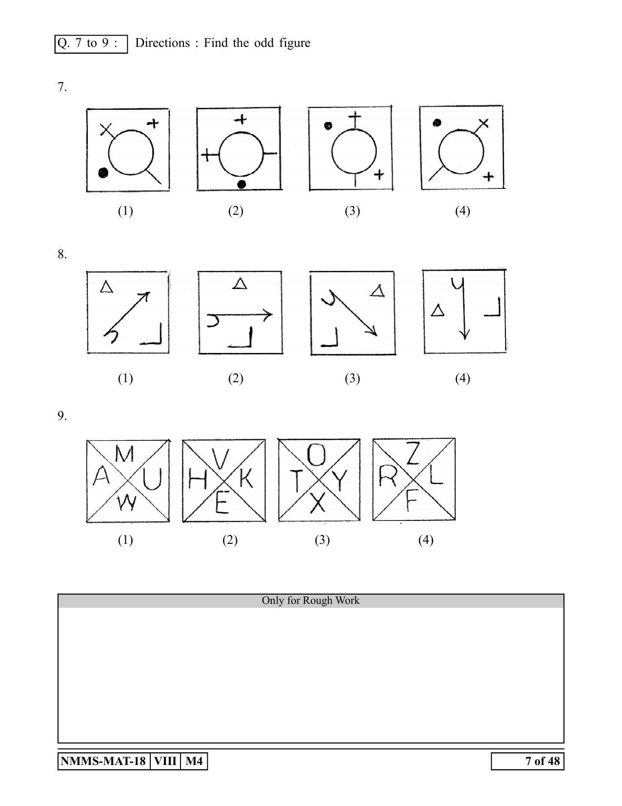 Mat Gujarati Class Maharashtra Nmms Question Papers