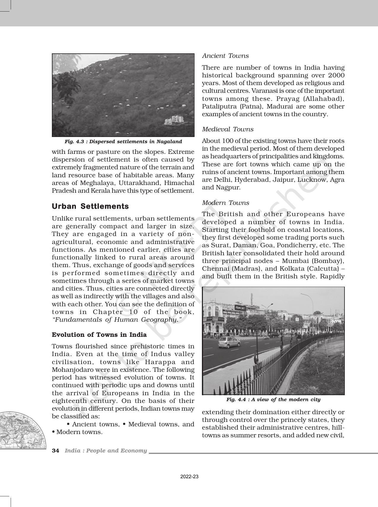 NCERT Book For Class 12 Geography Chapter 4 Human