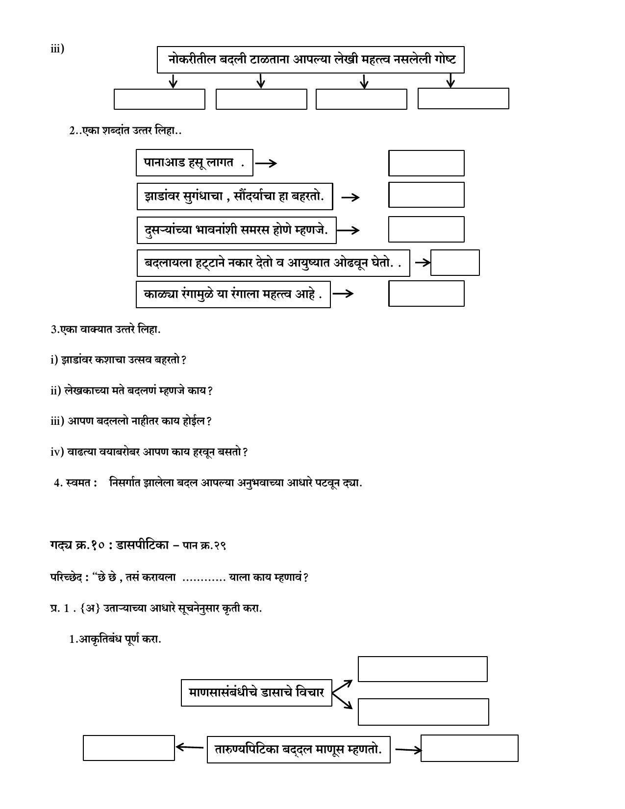 Maharashtra Board Class 10 Marathi Composite Sample Paper Urdu Medium