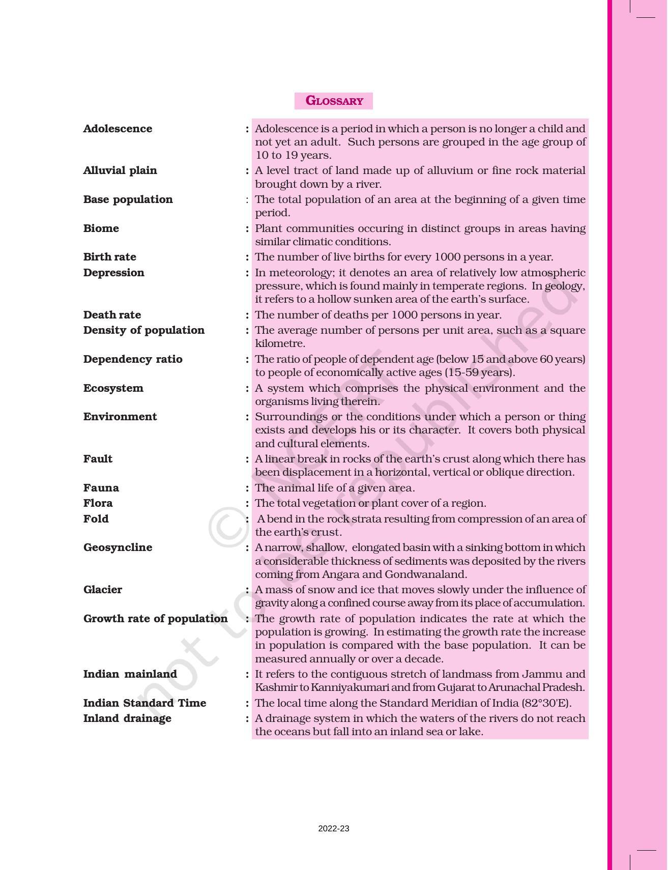 NCERT Book For Class 9 Geography Chapter 6 Population