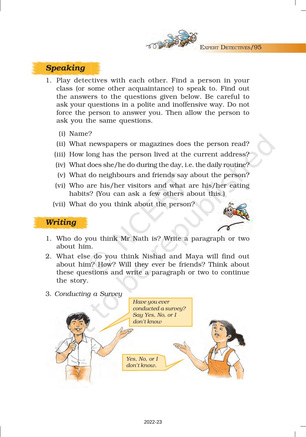 Ncert Book For Class English Honeycomb Chapter Expert Detectives