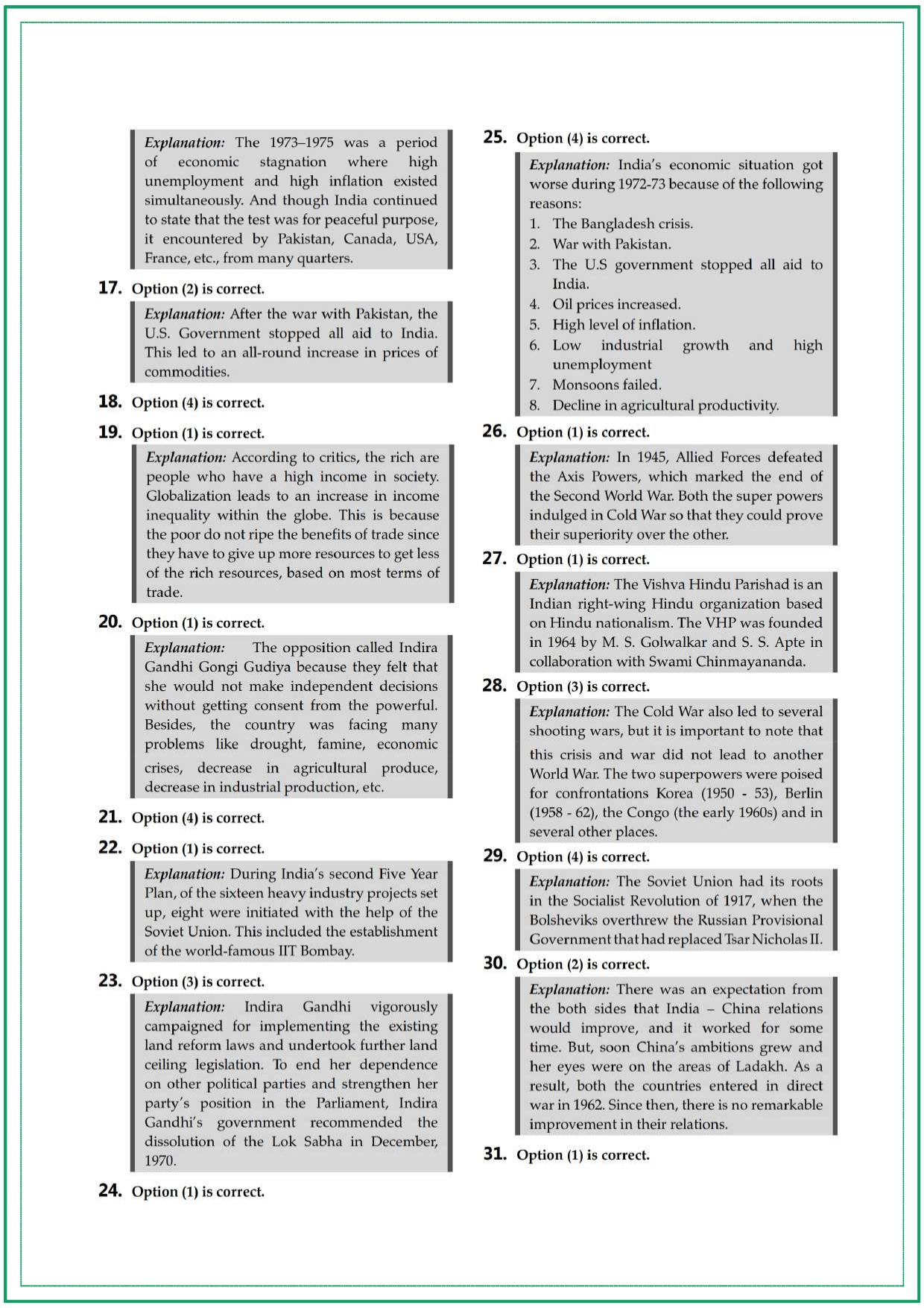 Cuet Political Science Sample Paper Indcareer Docs