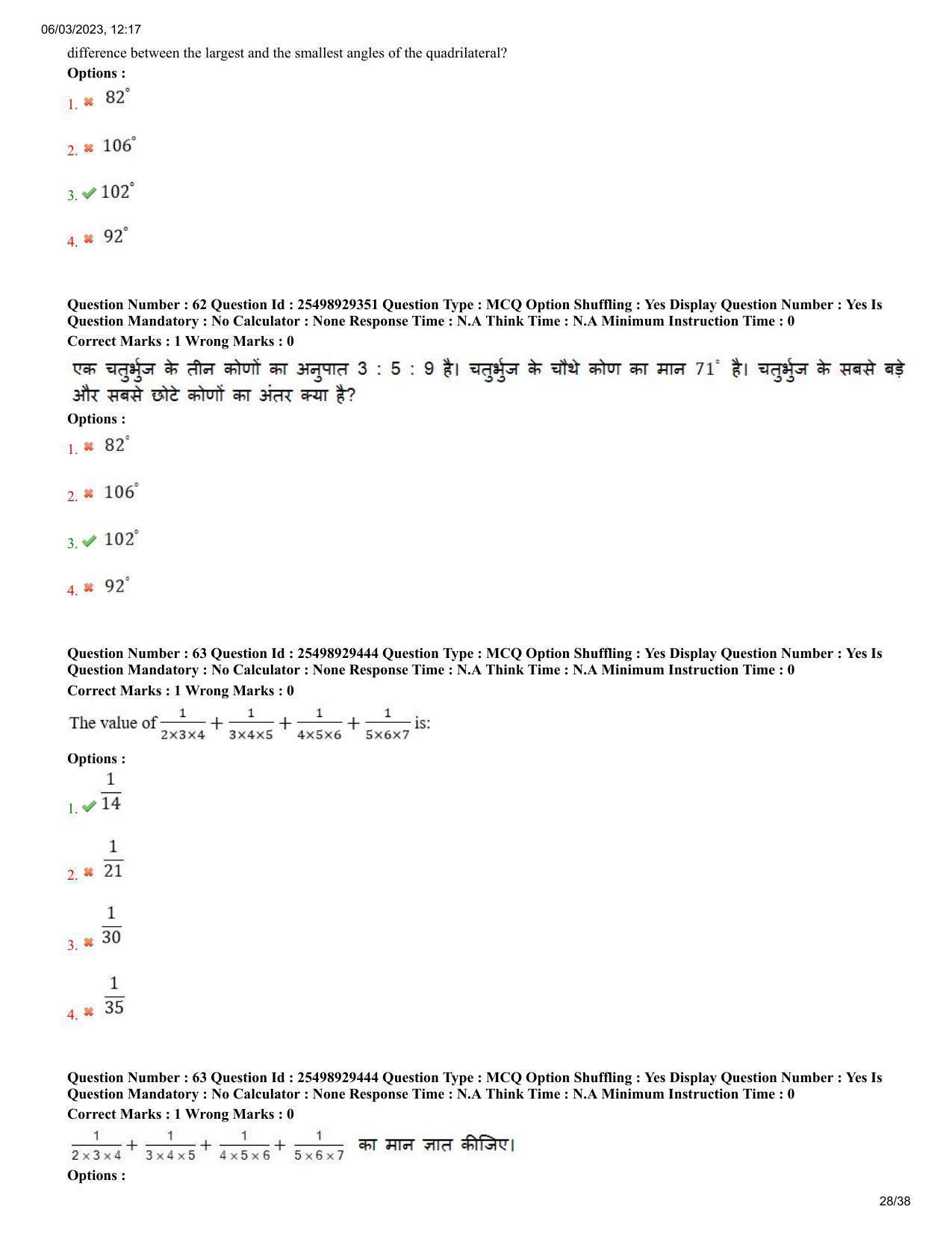 MP CPCT 4 Mar 2023 Question Paper Shift 2 - Page 28