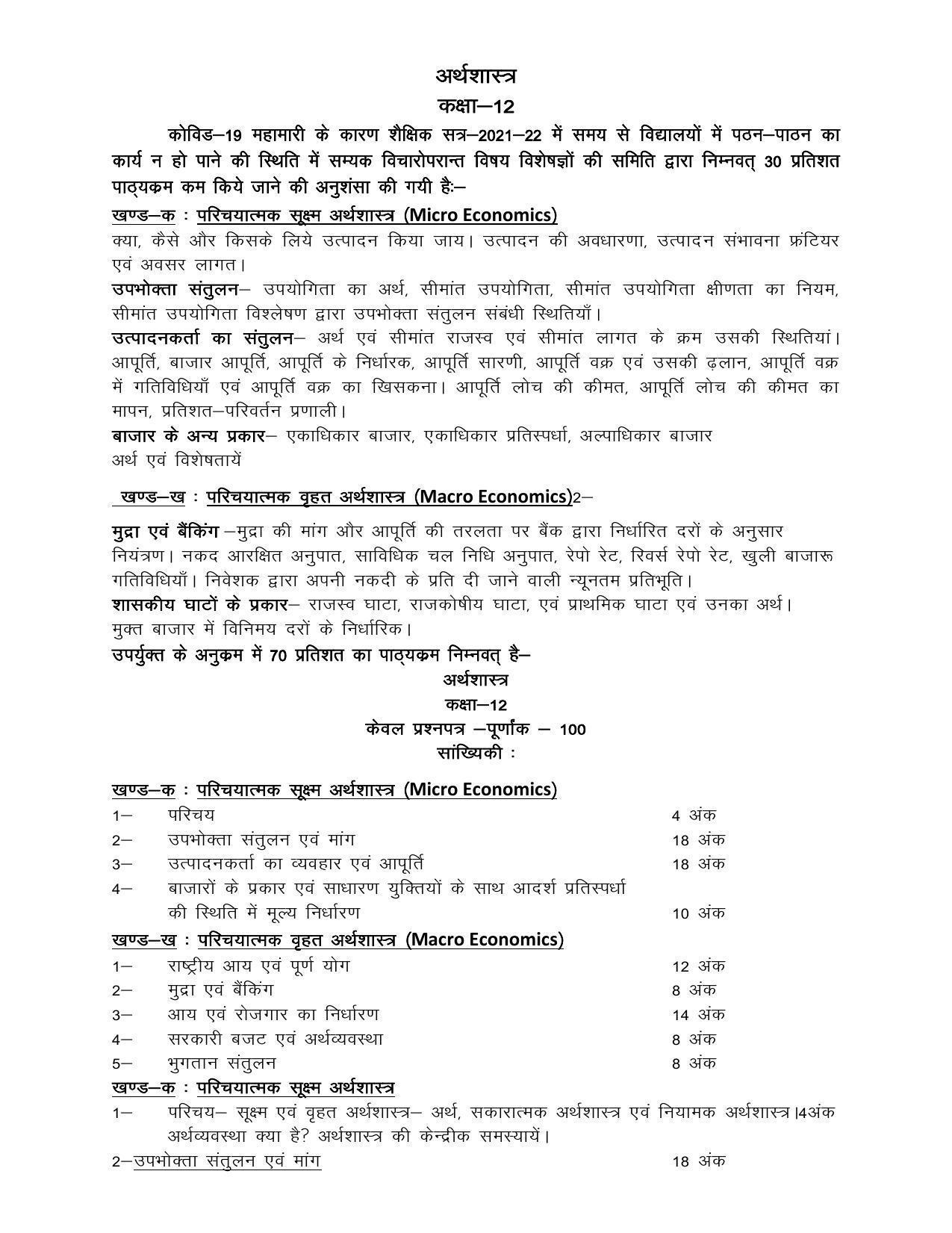 up-board-class-12-syllabus-economics-indcareer-docs