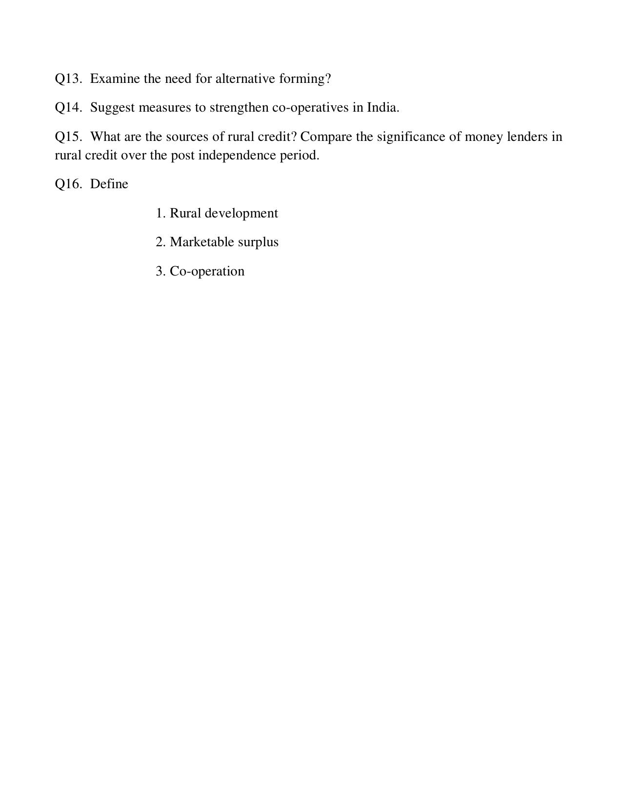 CBSE Worksheets for Class 11 Economics Assignment 12 - Page 2