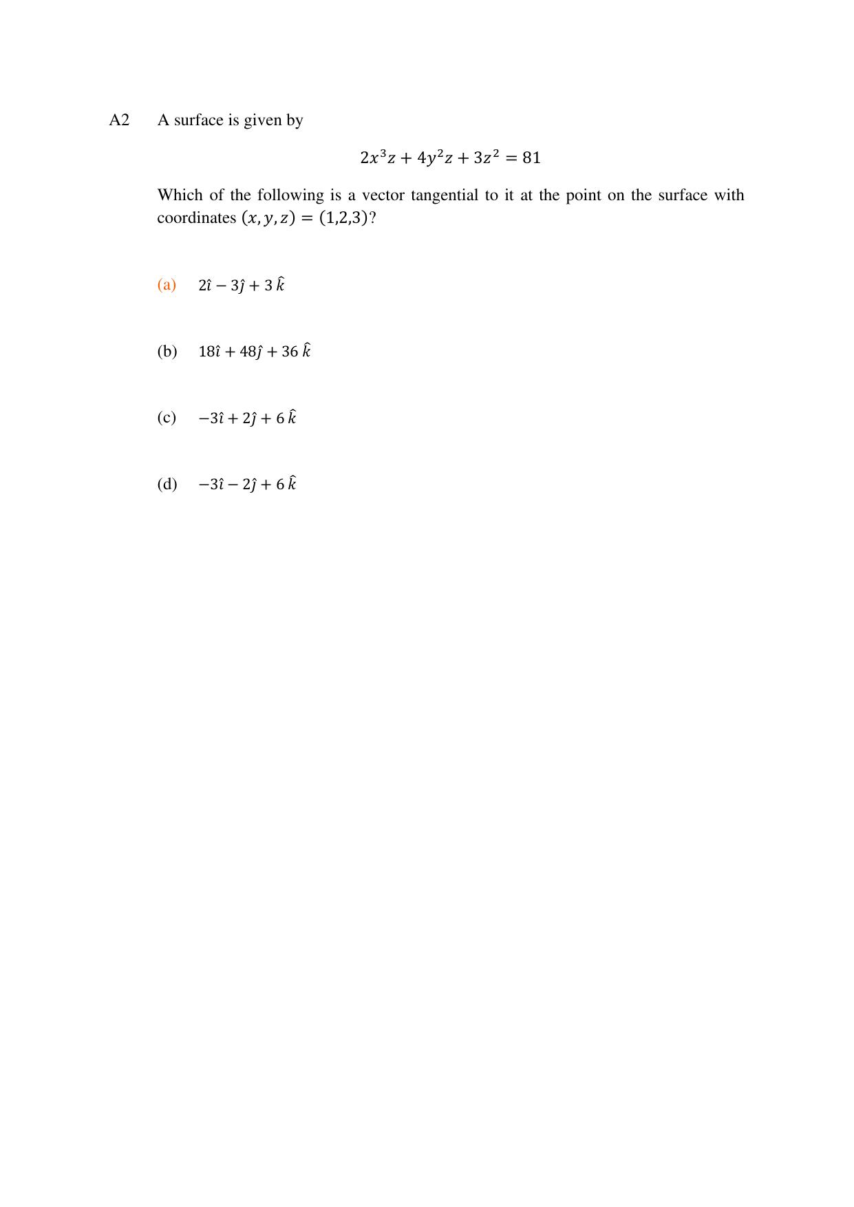 TIFR GS 2024 PhD Question Paper - Page 2