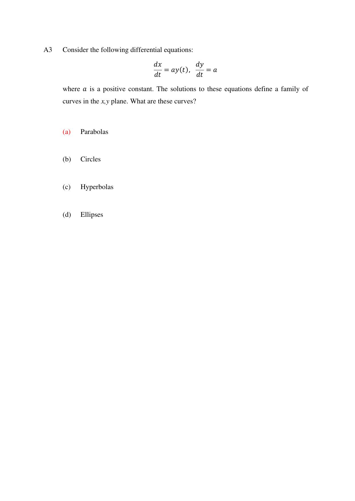 TIFR GS 2024 PhD Question Paper - Page 3