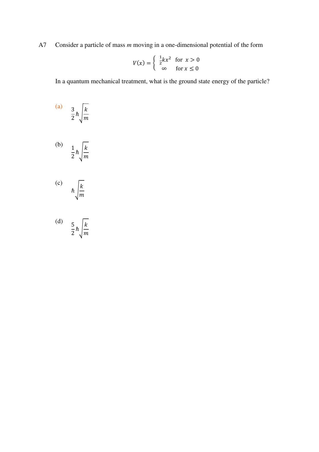 TIFR GS 2024 PhD Question Paper - Page 7