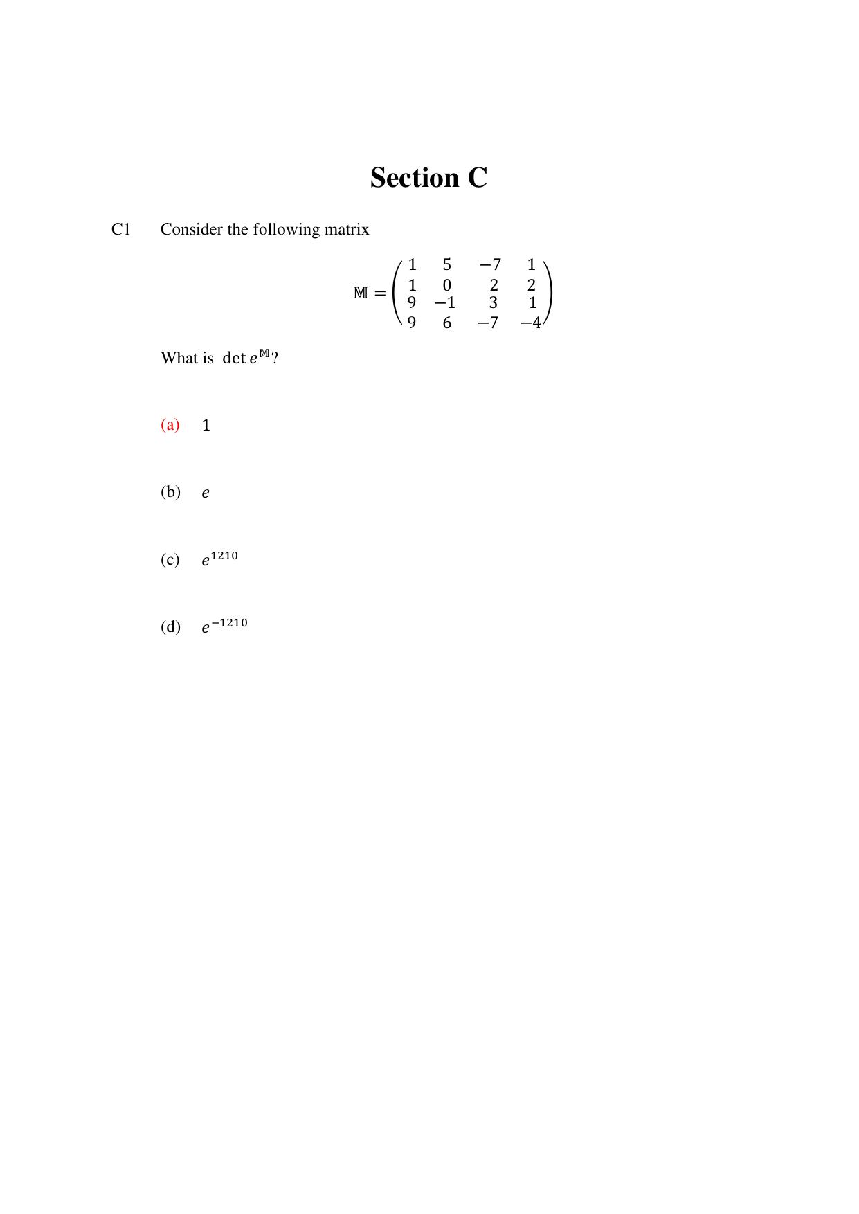 TIFR GS 2024 PhD Question Paper - Page 26