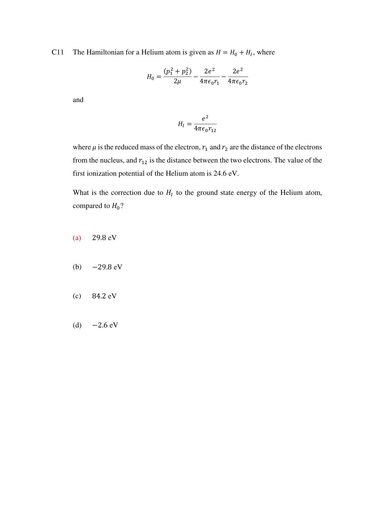 TIFR GS 2024 PhD Question Paper - Page 36