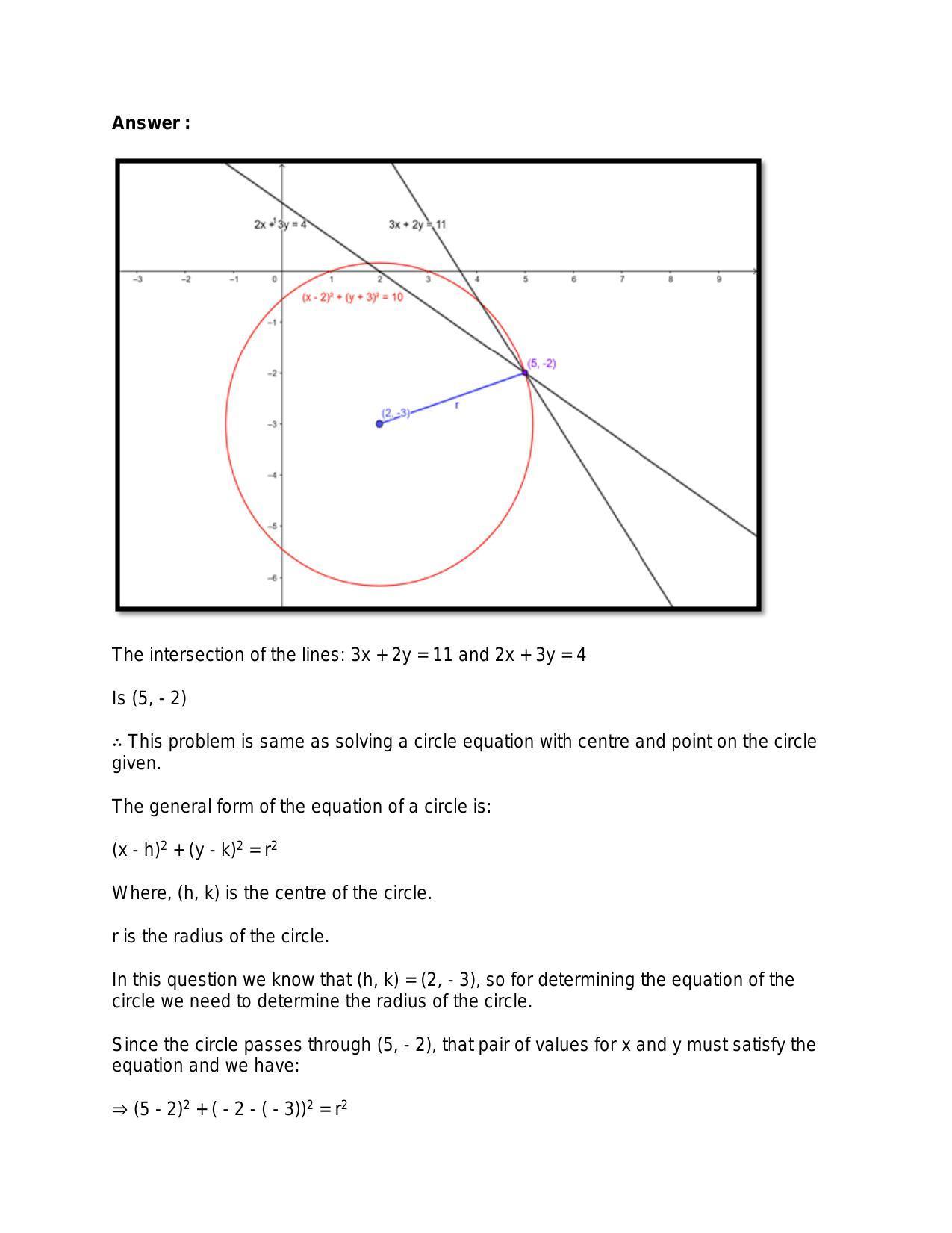Chapter 21: Circle: RS Aggarwal Class 11 Solutions  - Page 10