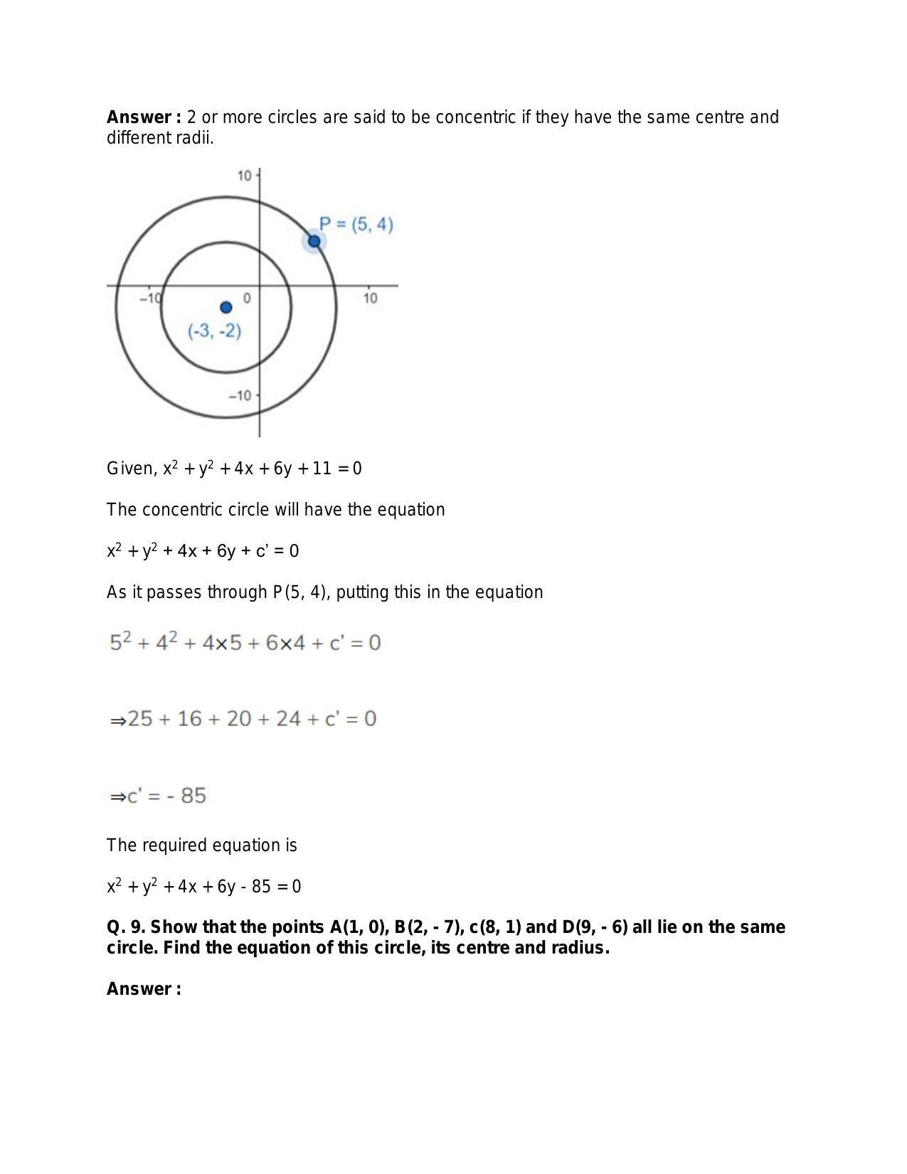 Chapter 21: Circle: RS Aggarwal Class 11 Solutions  - Page 23