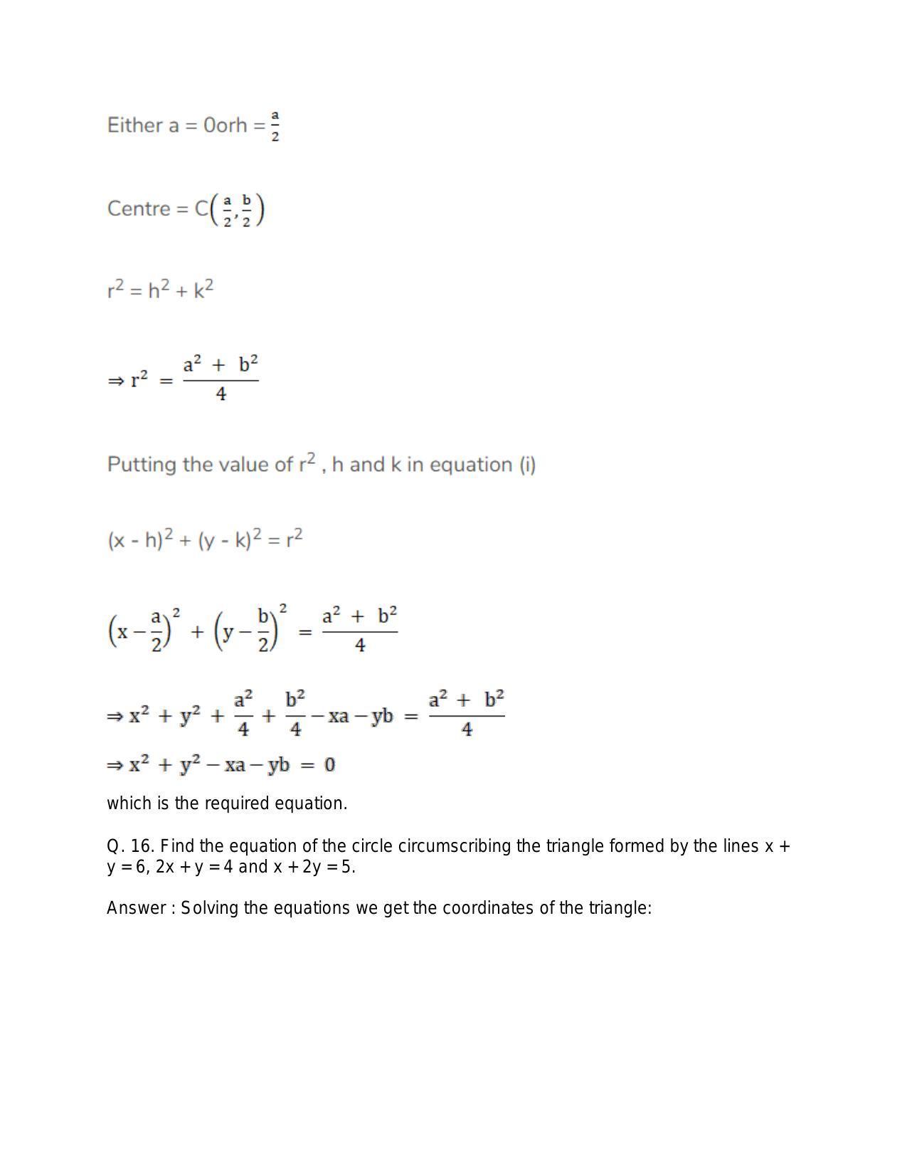 Chapter 21: Circle: RS Aggarwal Class 11 Solutions  - Page 33