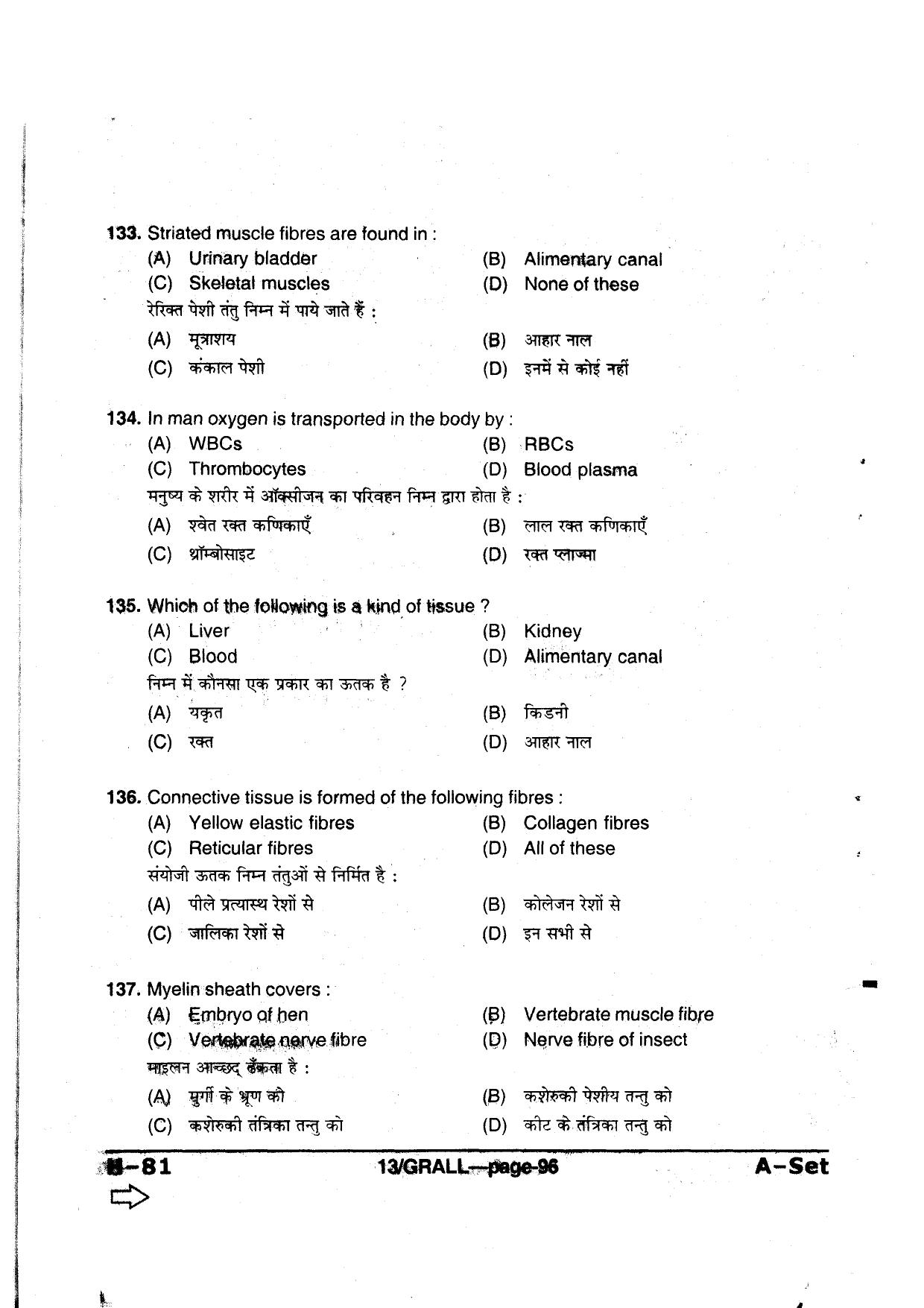 MP PAT 2013 Question Paper - Paper I - Page 96