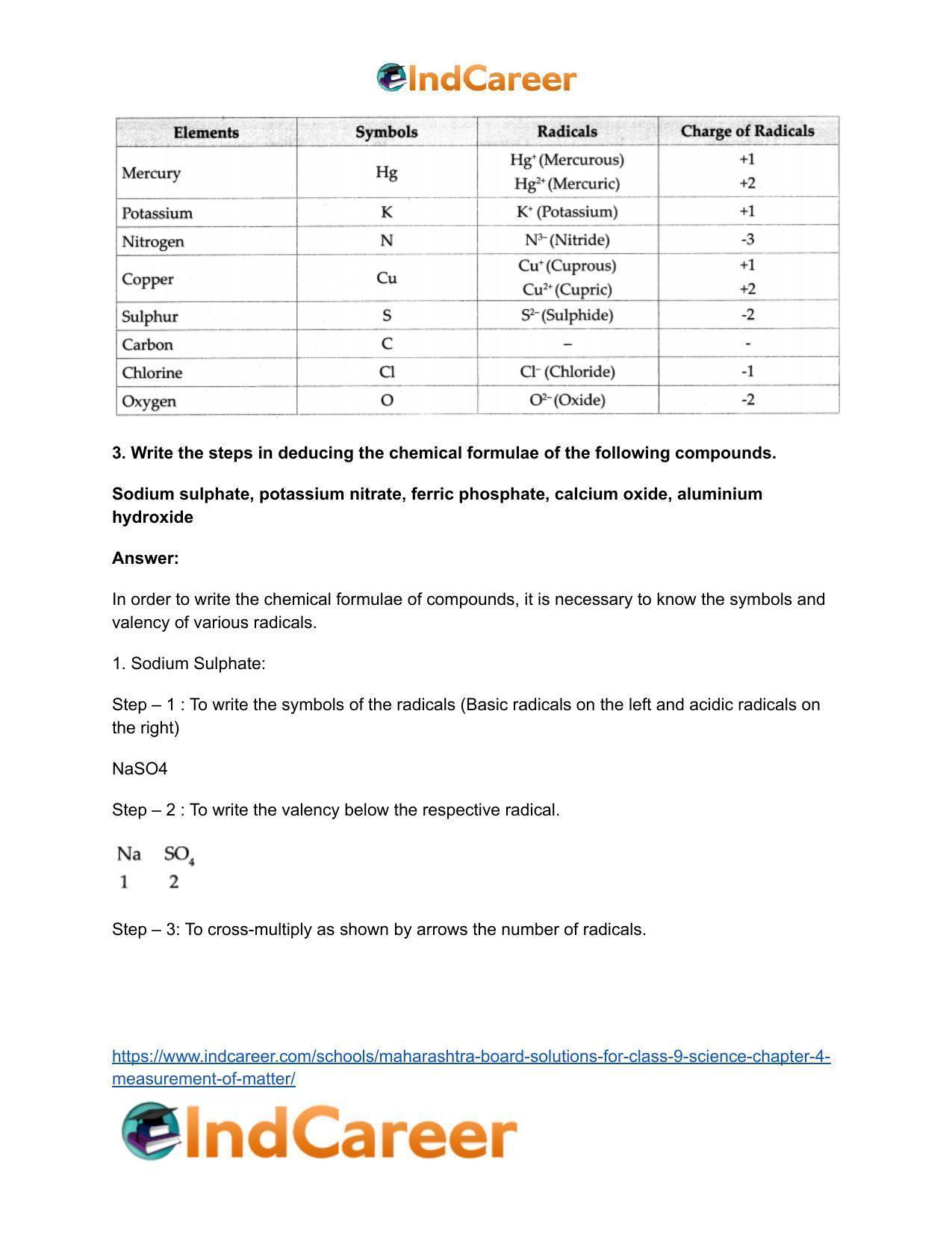 Maharashtra Board Solutions for Class 9- Science: Chapter 4- Measurement of Matter - Page 4