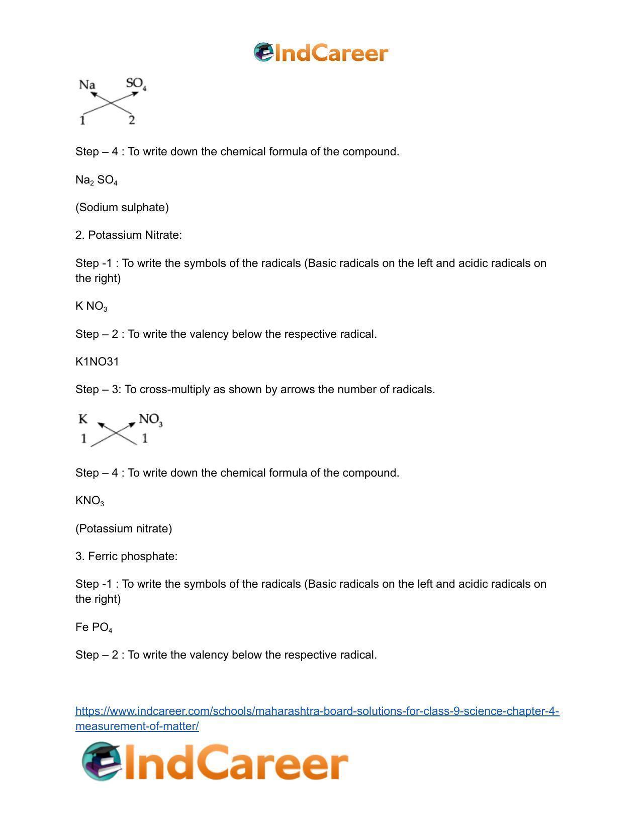 Maharashtra Board Solutions for Class 9- Science: Chapter 4- Measurement of Matter - Page 5