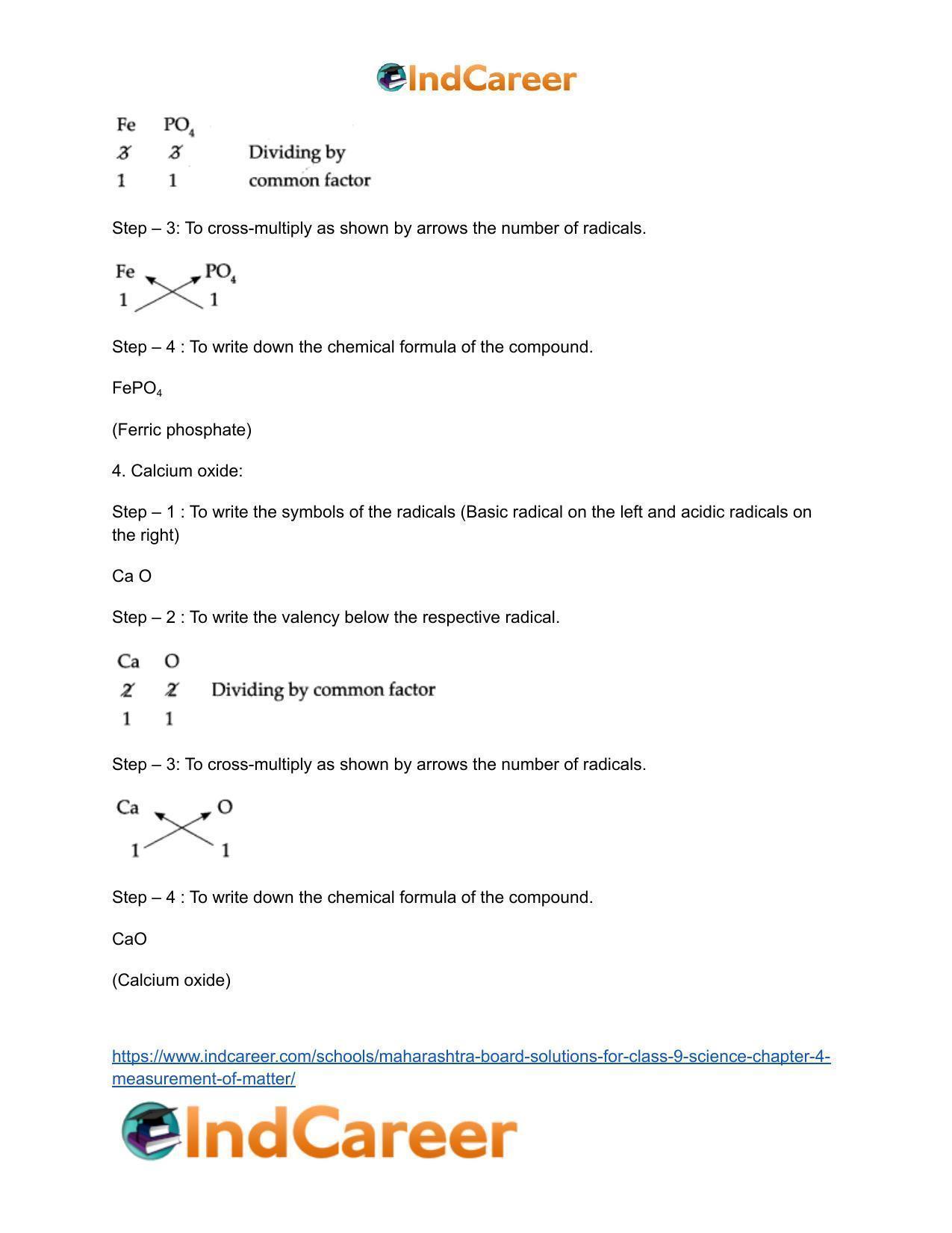 Maharashtra Board Solutions for Class 9- Science: Chapter 4- Measurement of Matter - Page 6