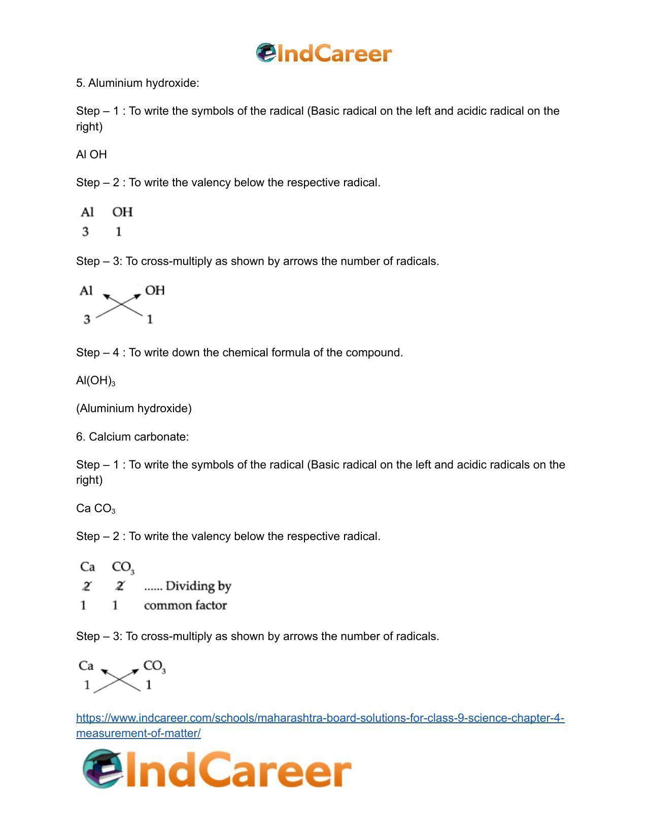 Maharashtra Board Solutions for Class 9- Science: Chapter 4- Measurement of Matter - Page 7