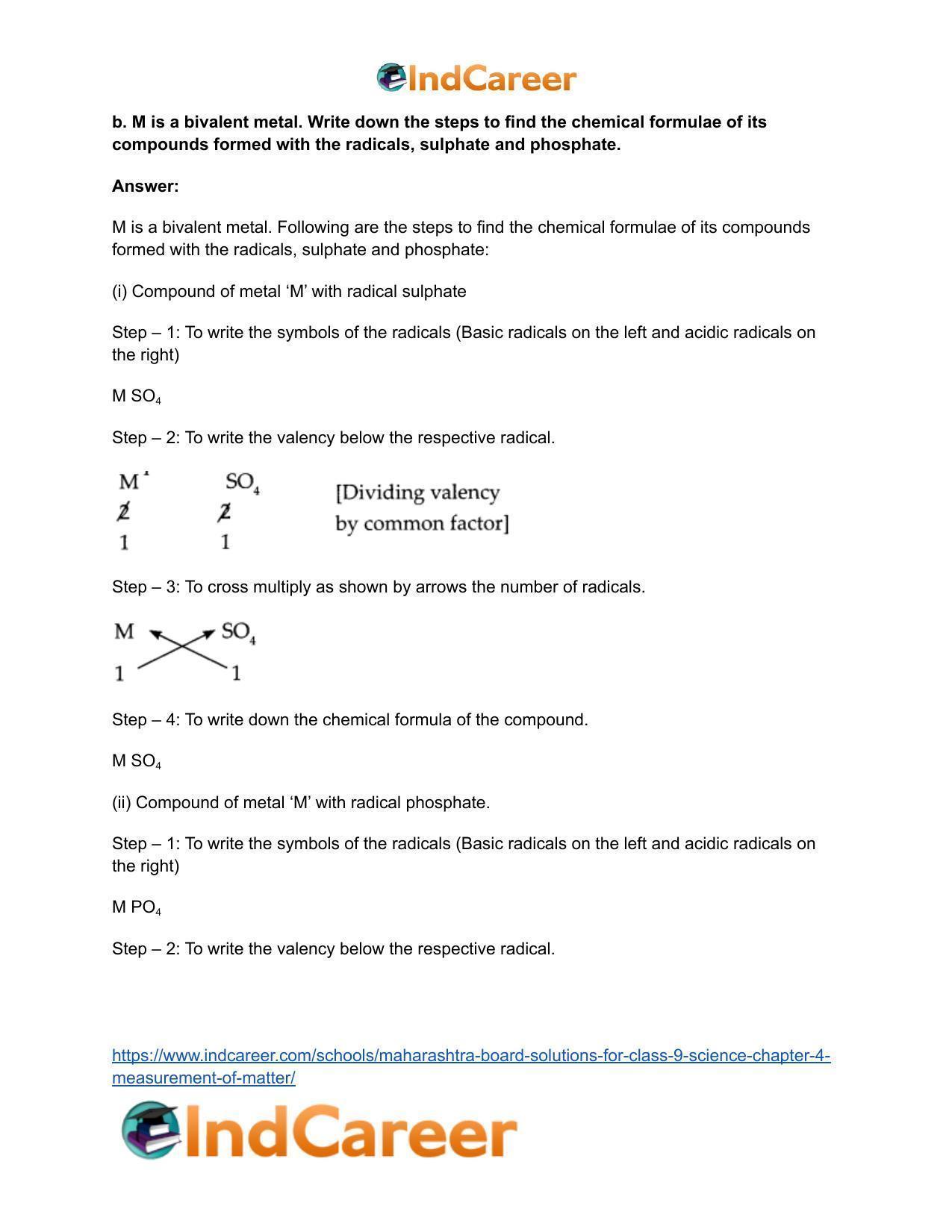 Maharashtra Board Solutions for Class 9- Science: Chapter 4- Measurement of Matter - Page 9