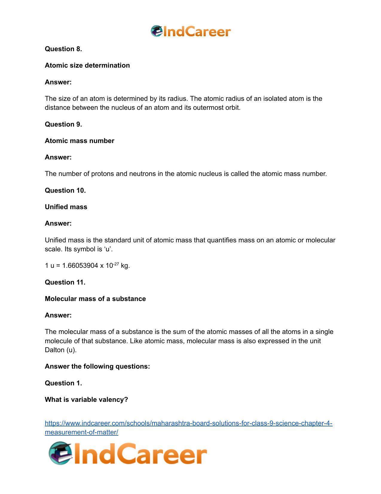 Maharashtra Board Solutions for Class 20  Science Chapter 20 ...