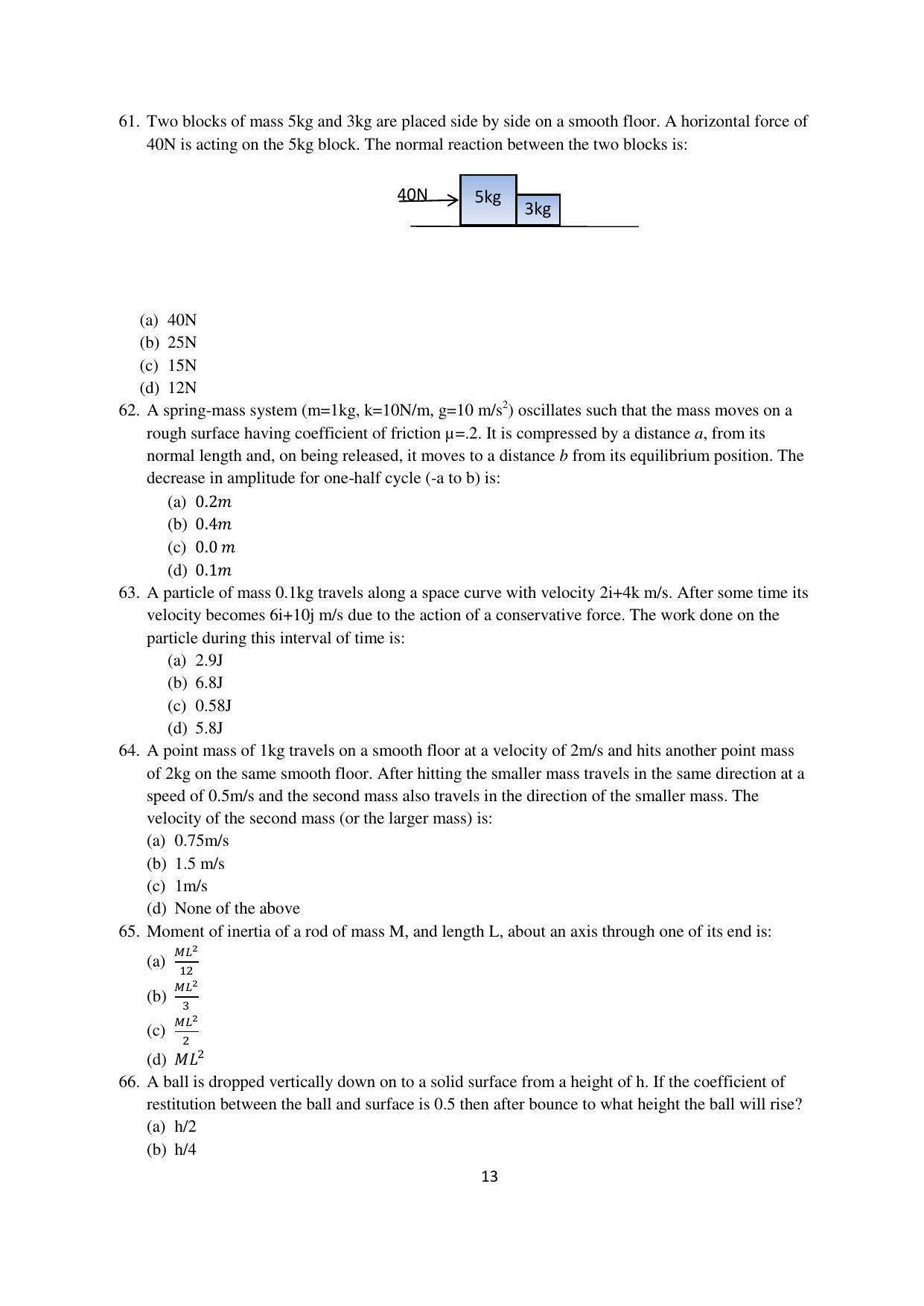 OJEE 2015 TECH (LE) Question Paper - IndCareer Docs