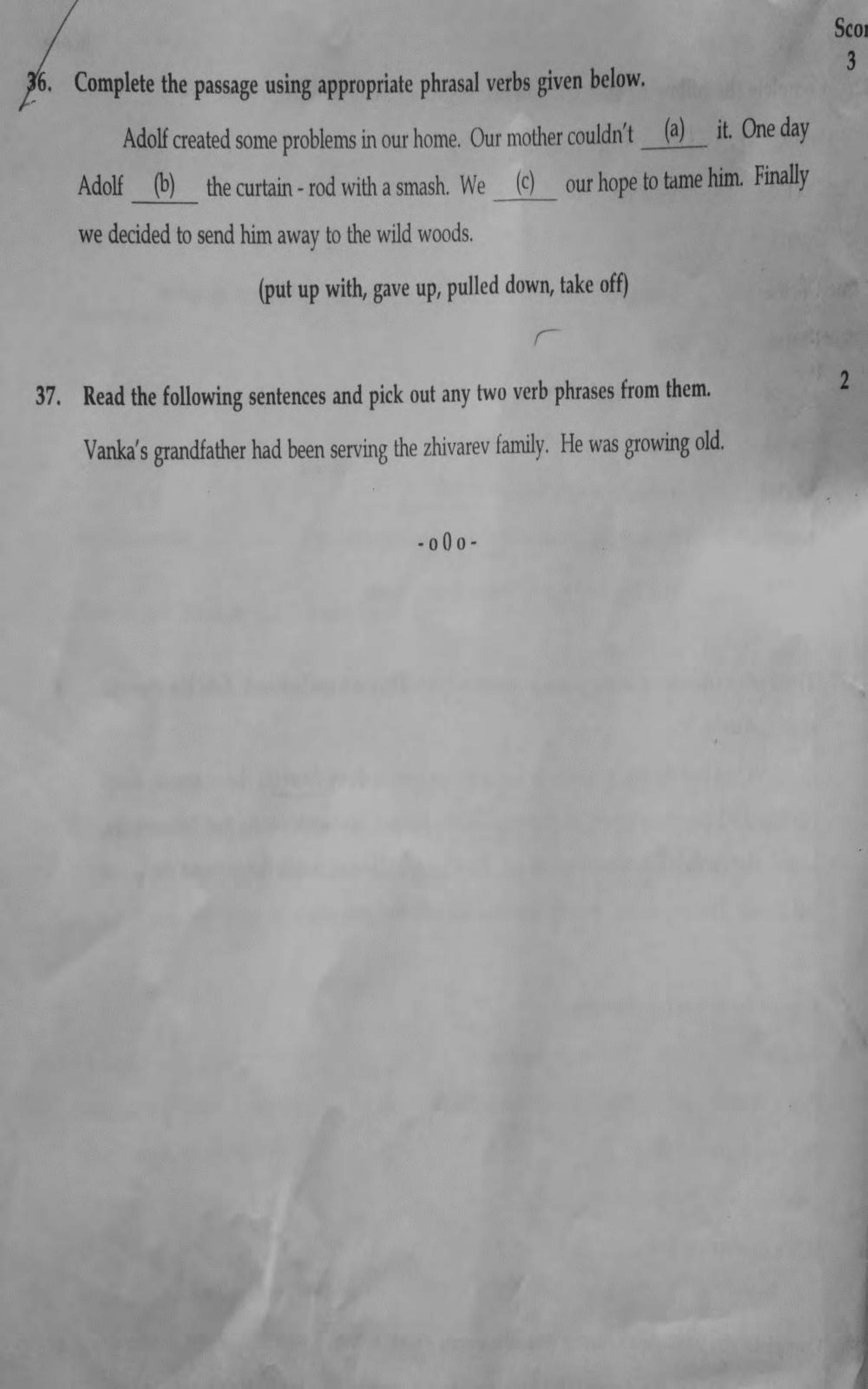 Kerala SSLC 2018 English Question Paper - Page 8