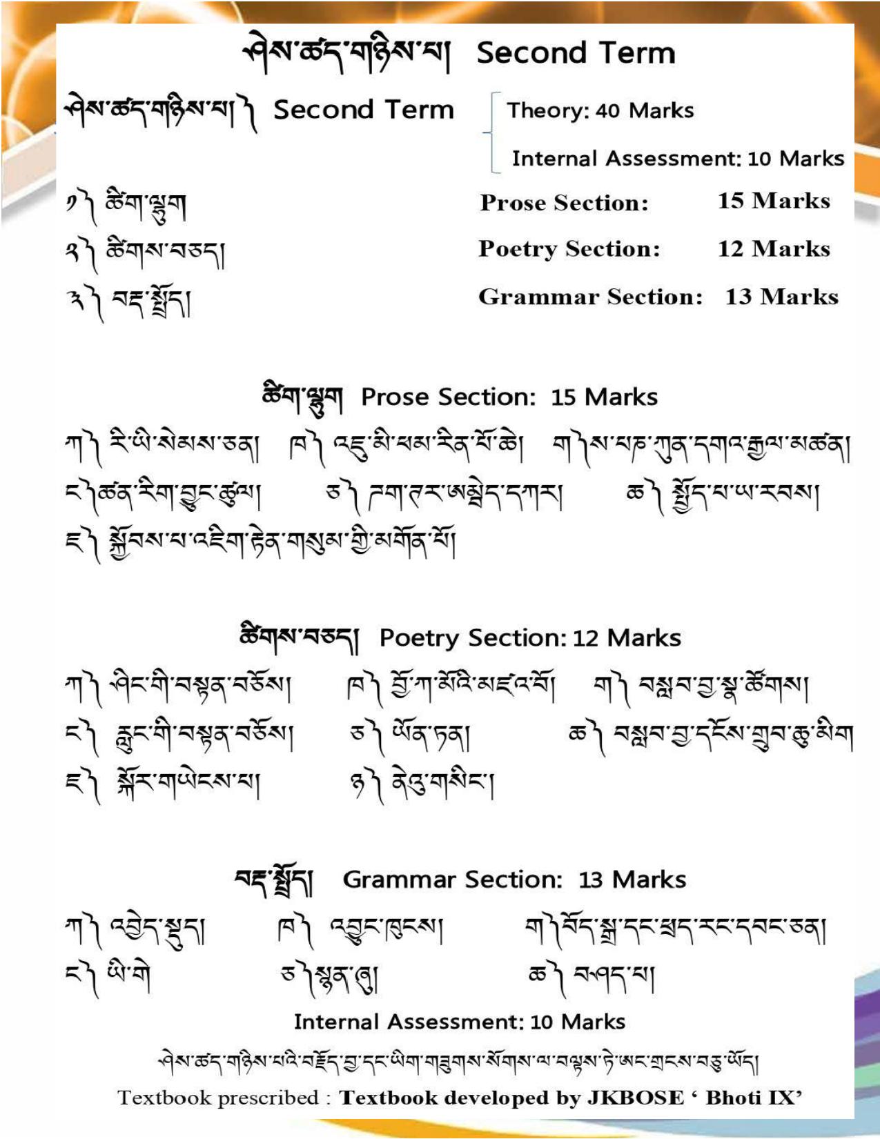 JKBOSE Syllabus for 9th class - Page 59