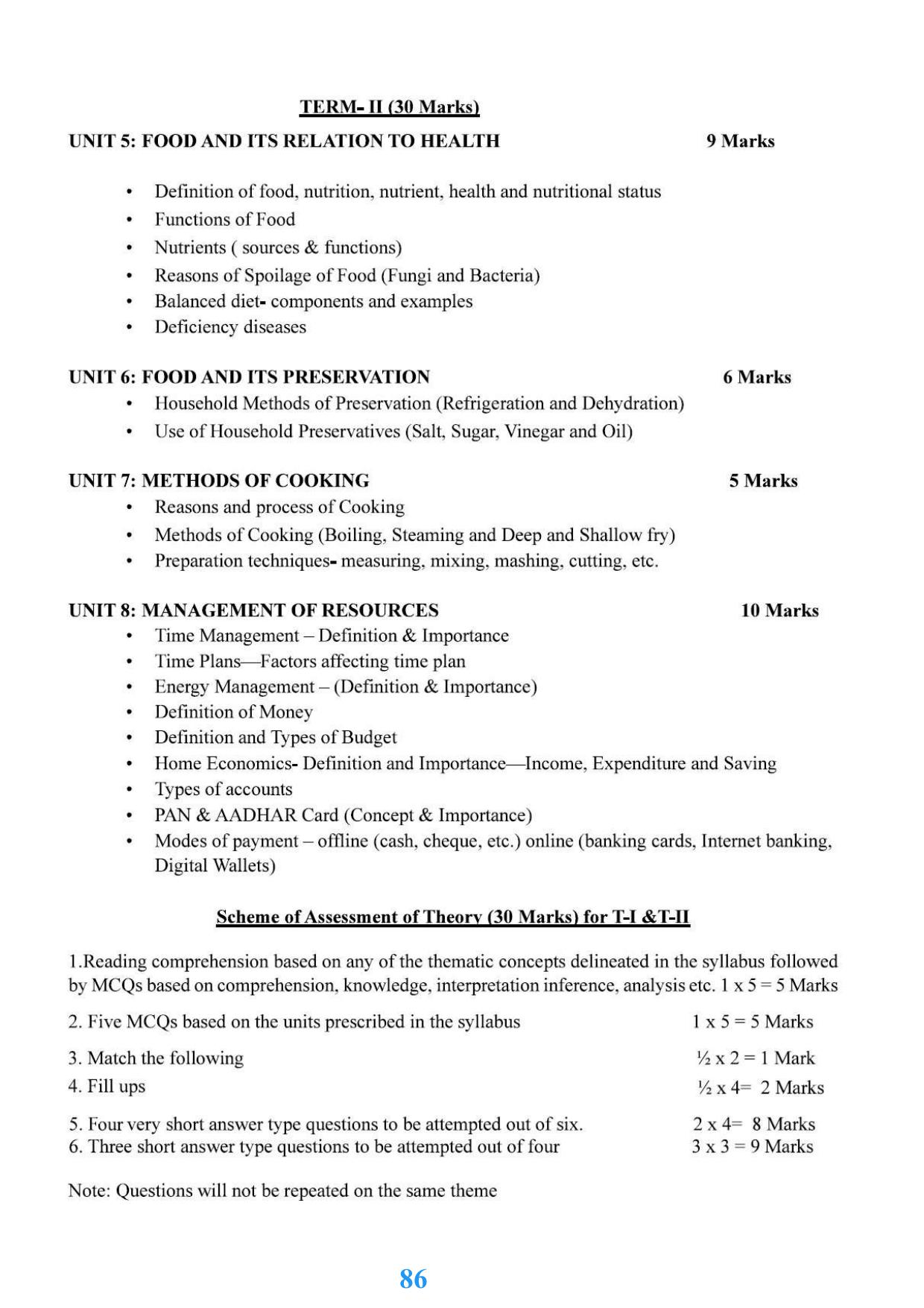 JKBOSE Syllabus for 9th class - Page 87