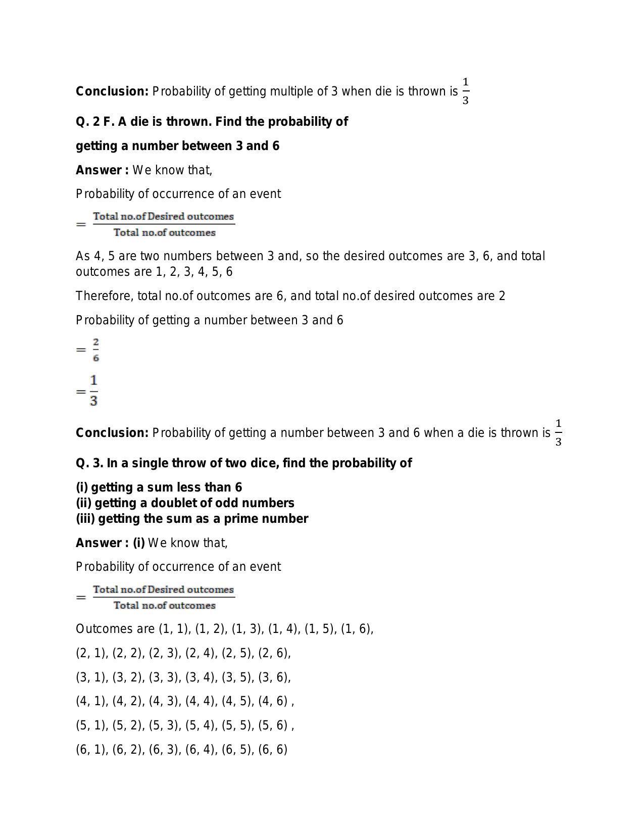 Chapter 31: Probability: RS Aggarwal Class 11 Solutions  - Page 4