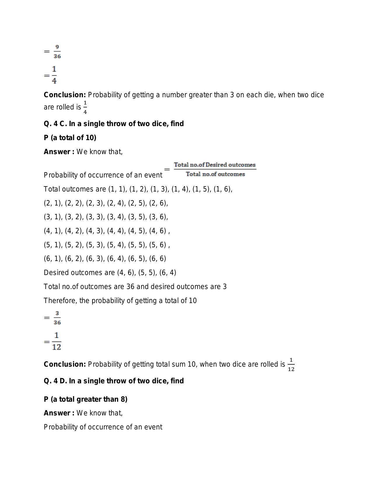 Chapter 31: Probability: RS Aggarwal Class 11 Solutions  - Page 8