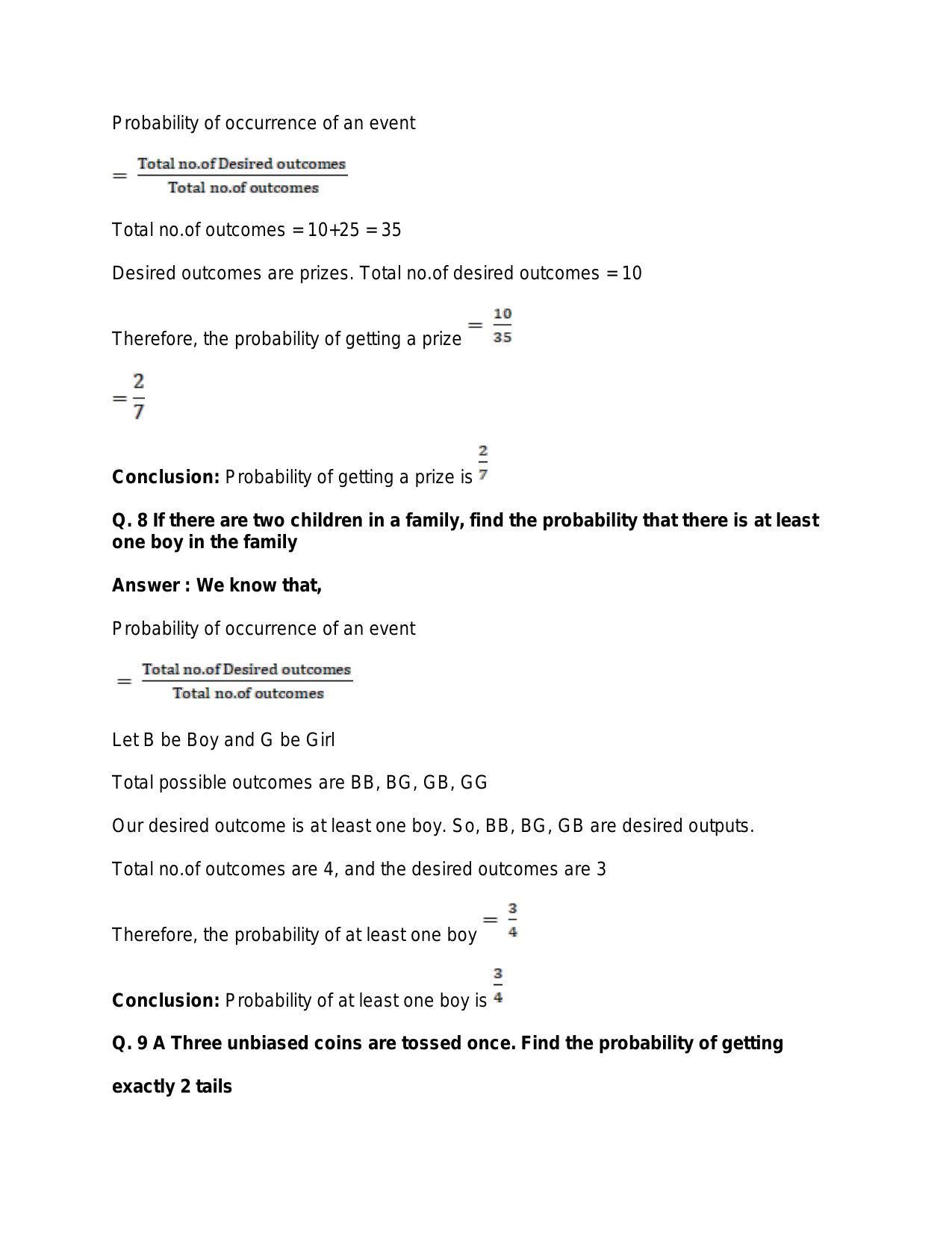 Chapter 31: Probability: RS Aggarwal Class 11 Solutions  - Page 14