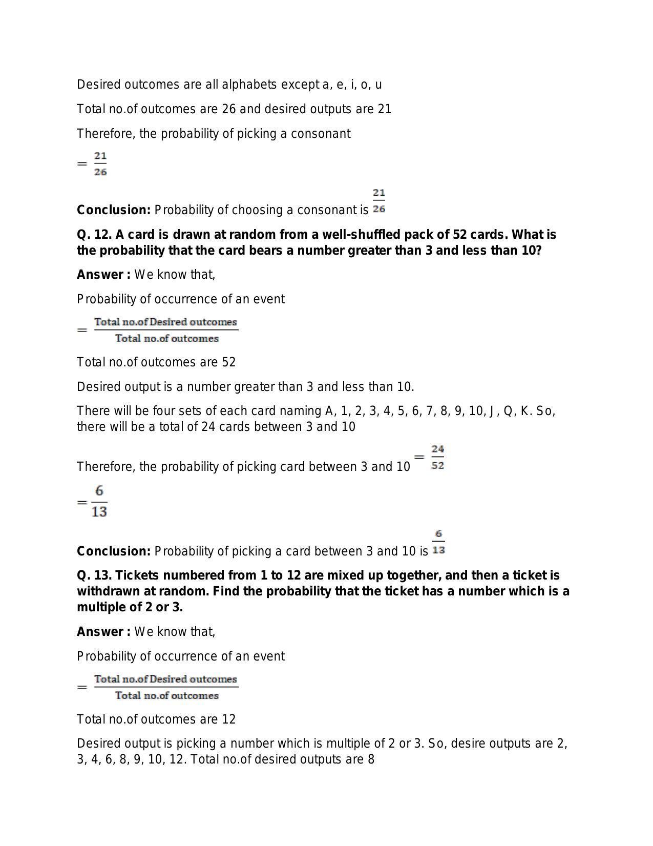 Chapter 31: Probability: RS Aggarwal Class 11 Solutions  - Page 19