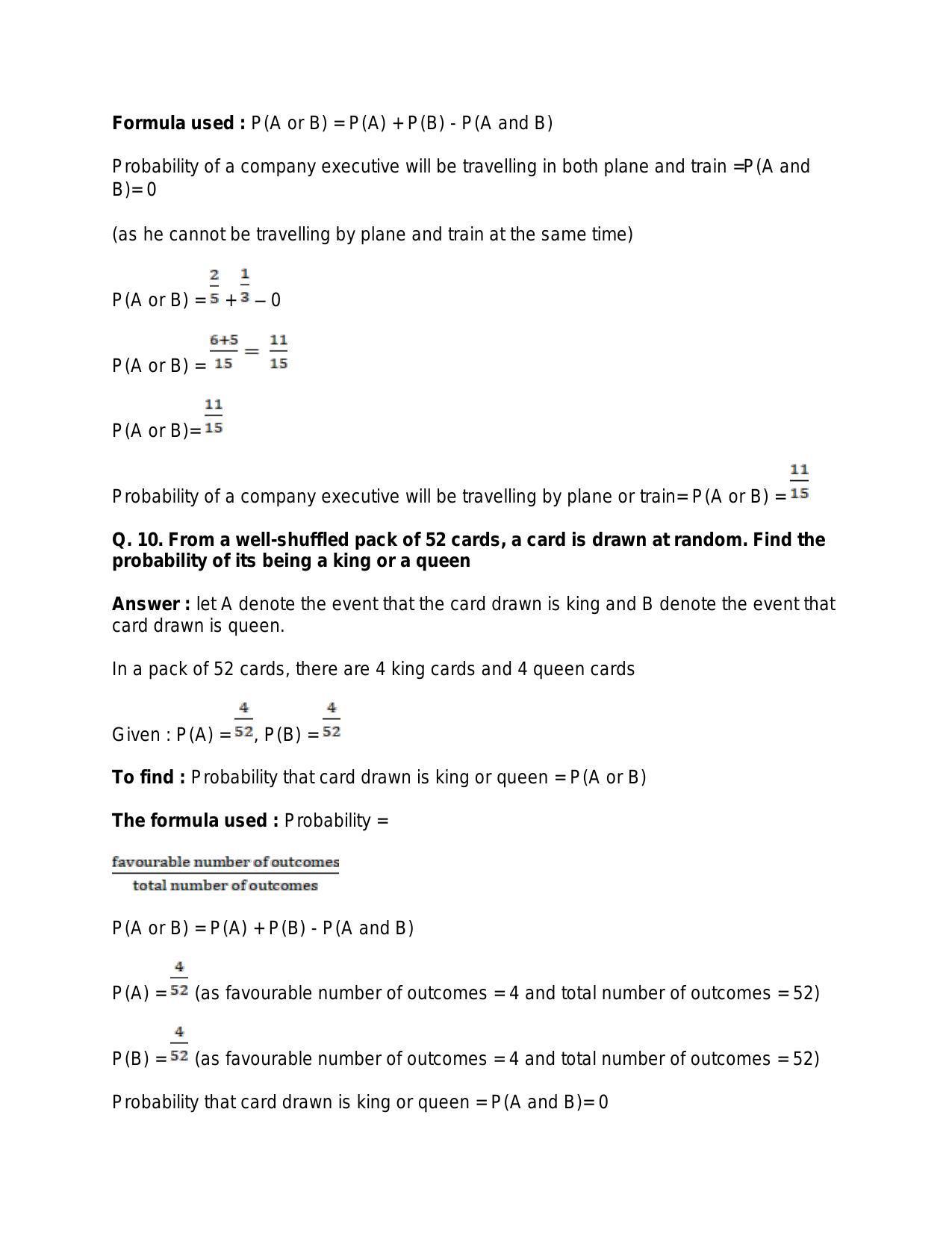 Chapter 31: Probability: RS Aggarwal Class 11 Solutions  - Page 38