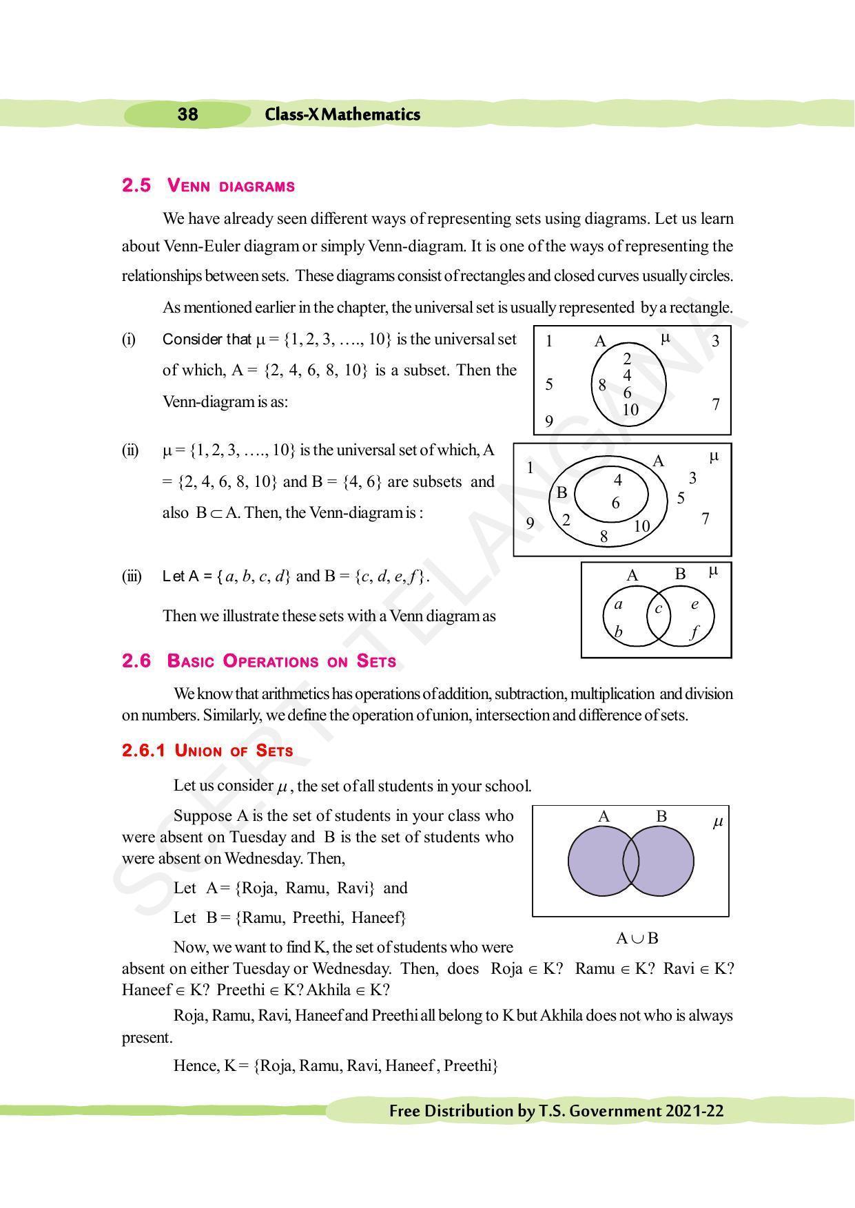 TS SCERT Class 10 Maths (English Medium) Text Book - Page 48