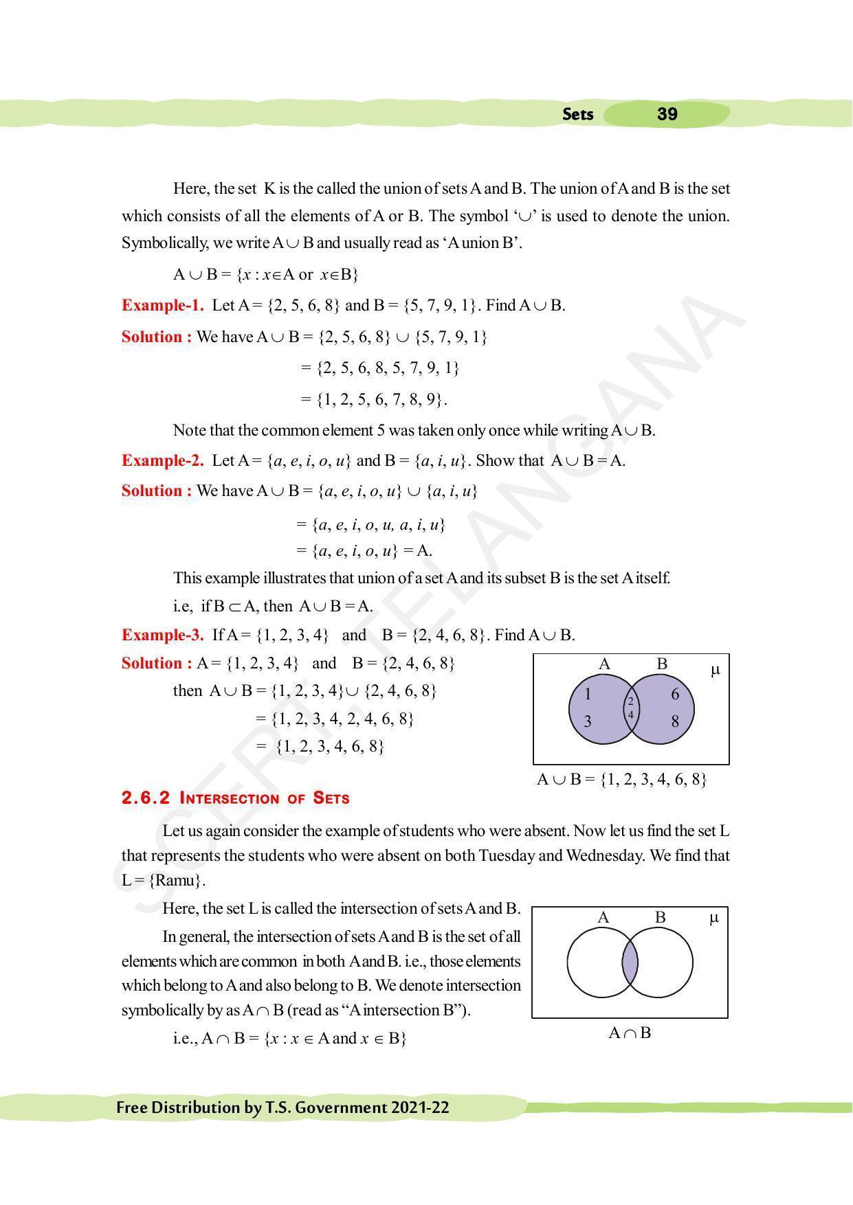 TS SCERT Class 10 Maths (English Medium) Text Book - Page 49