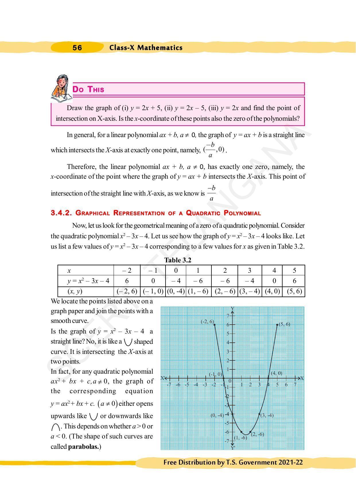 TS SCERT Class 10 Maths (English Medium) Text Book - Page 66
