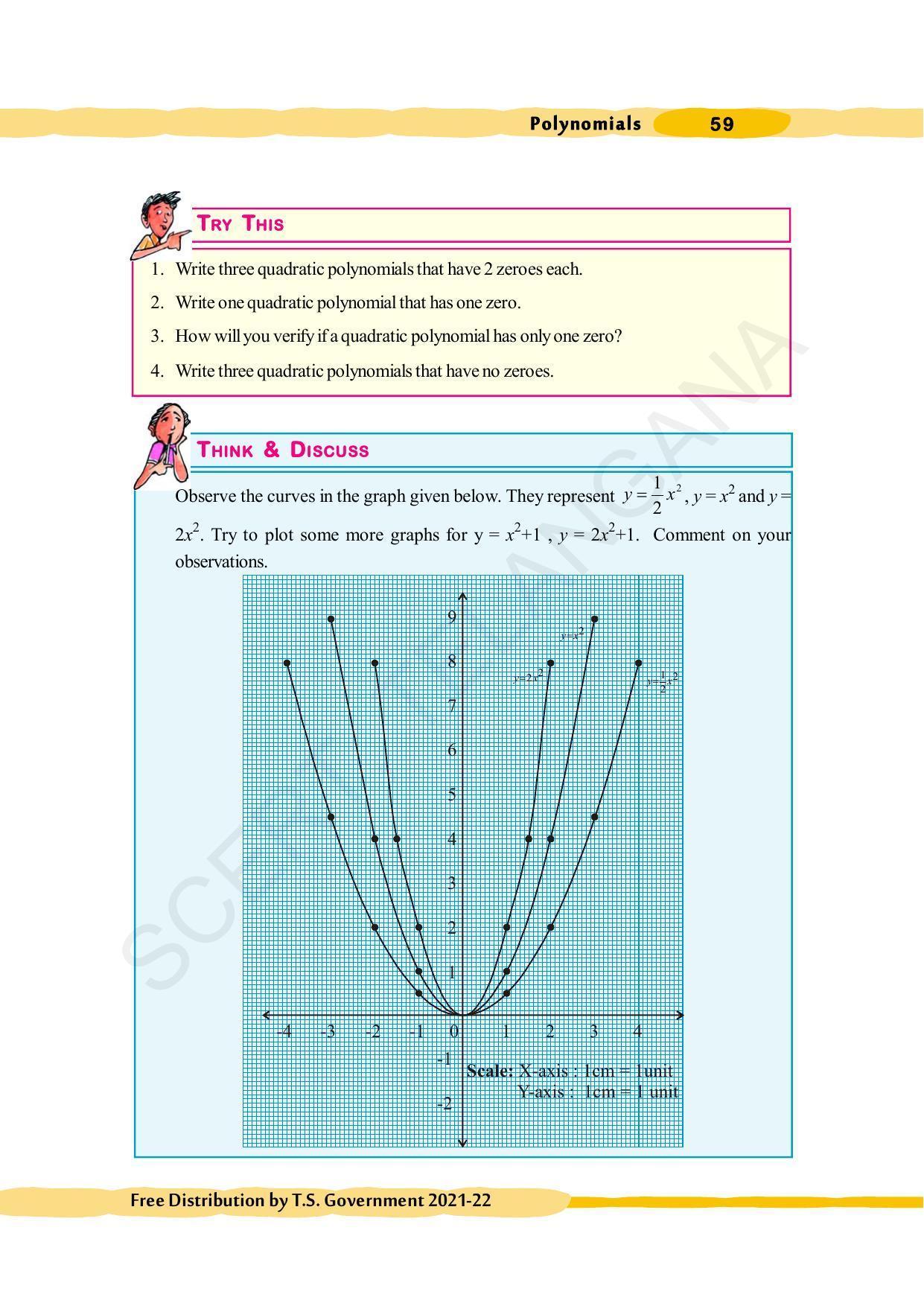 TS SCERT Class 10 Maths (English Medium) Text Book - Page 69