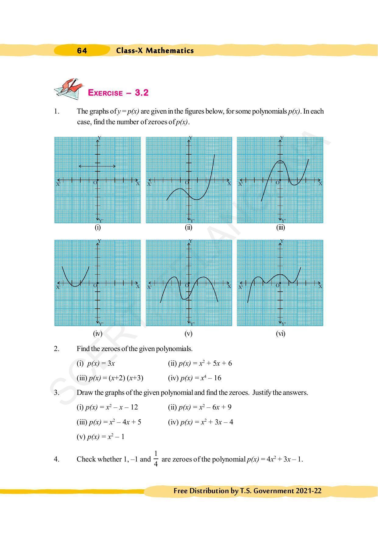 TS SCERT Class 10 Maths (English Medium) Text Book - Page 74