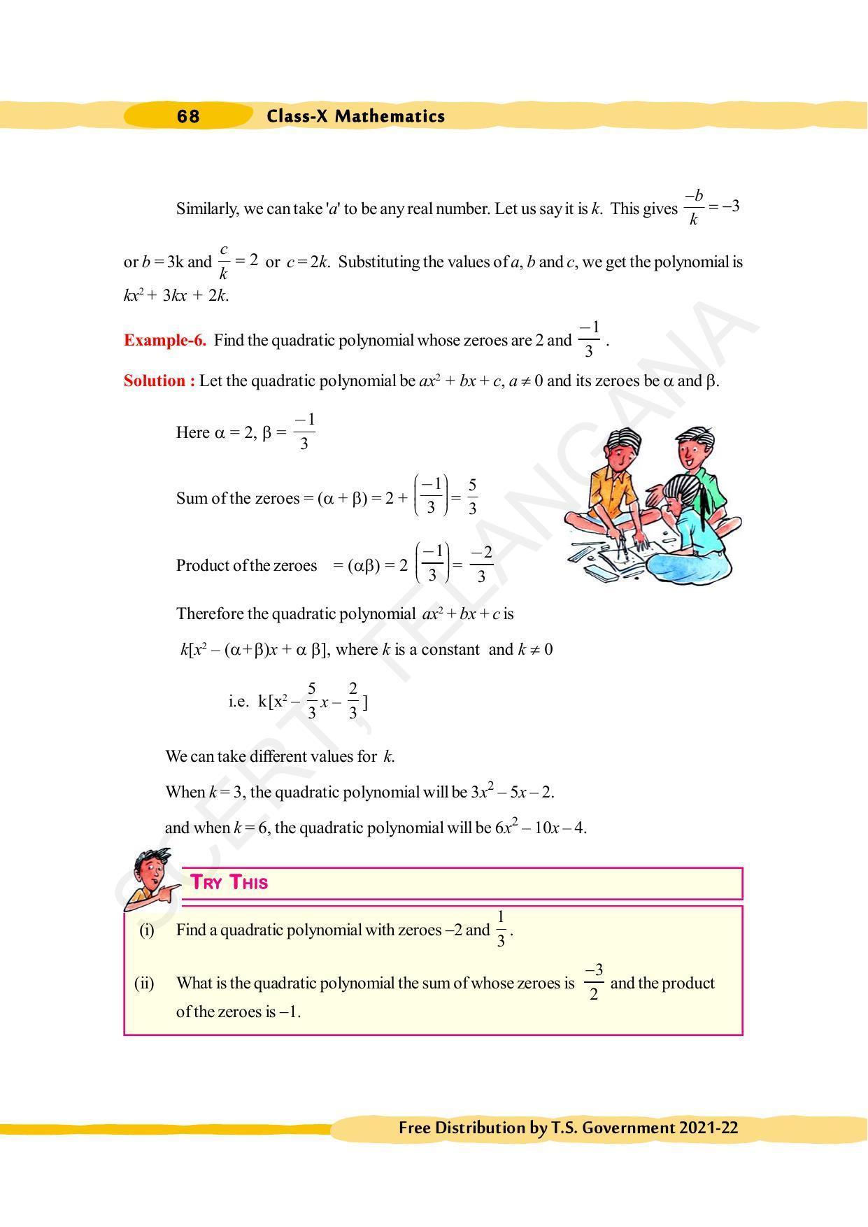 TS SCERT Class 10 Maths (English Medium) Text Book - Page 78