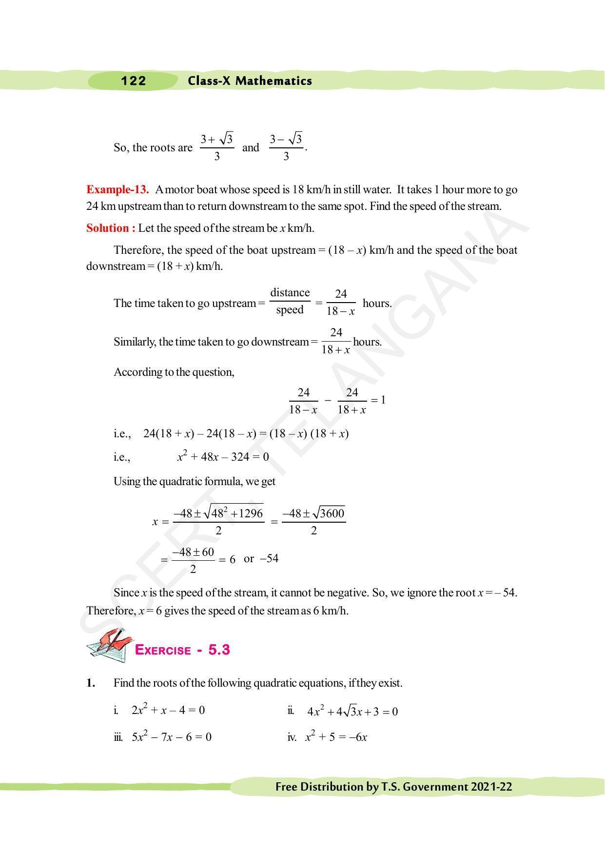 TS SCERT Class 10 Maths (English Medium) Text Book - Page 132