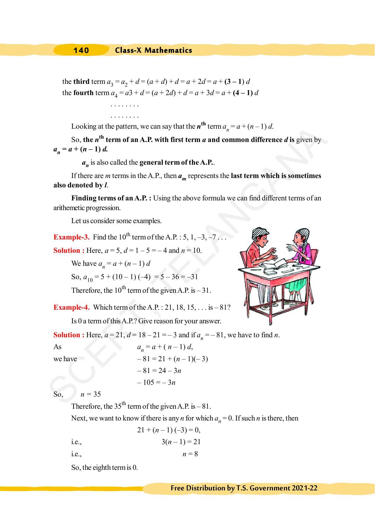 TS SCERT Class 10 Maths (English Medium) Text Book - Page 150