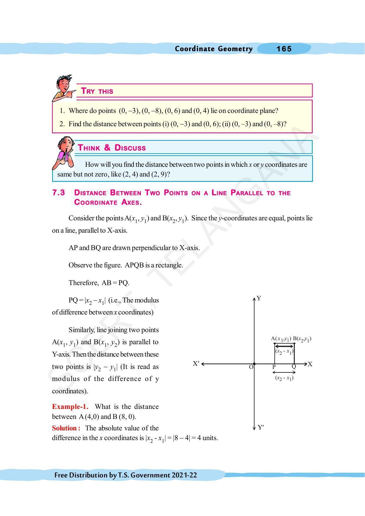 TS SCERT Class 10 Maths (English Medium) Text Book - Page 175