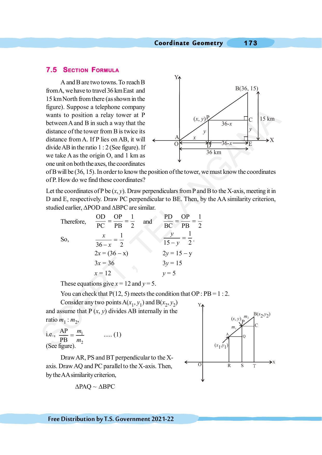 TS SCERT Class 10 Maths (English Medium) Text Book - Page 183