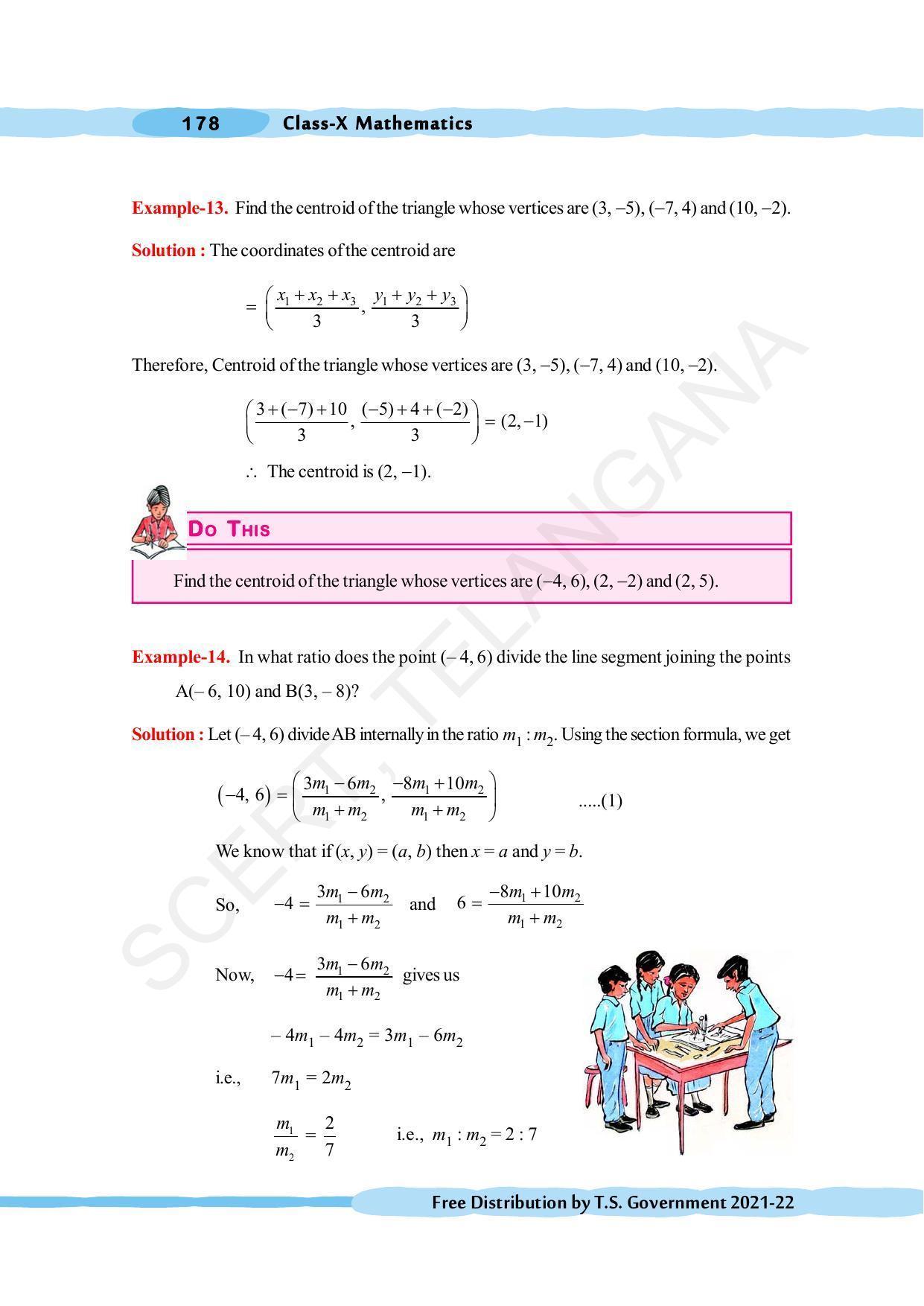 TS SCERT Class 10 Maths (English Medium) Text Book - Page 188