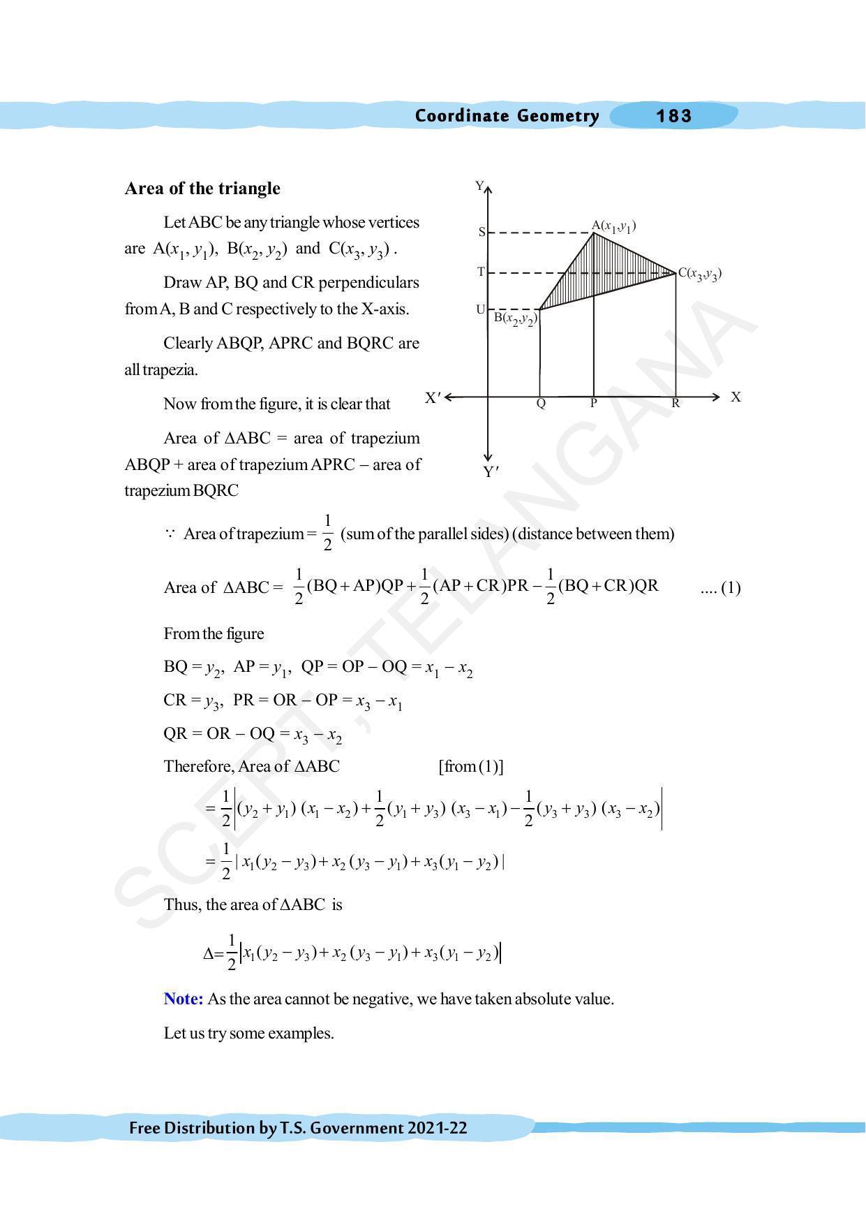 TS SCERT Class 10 Maths (English Medium) Text Book - Page 193