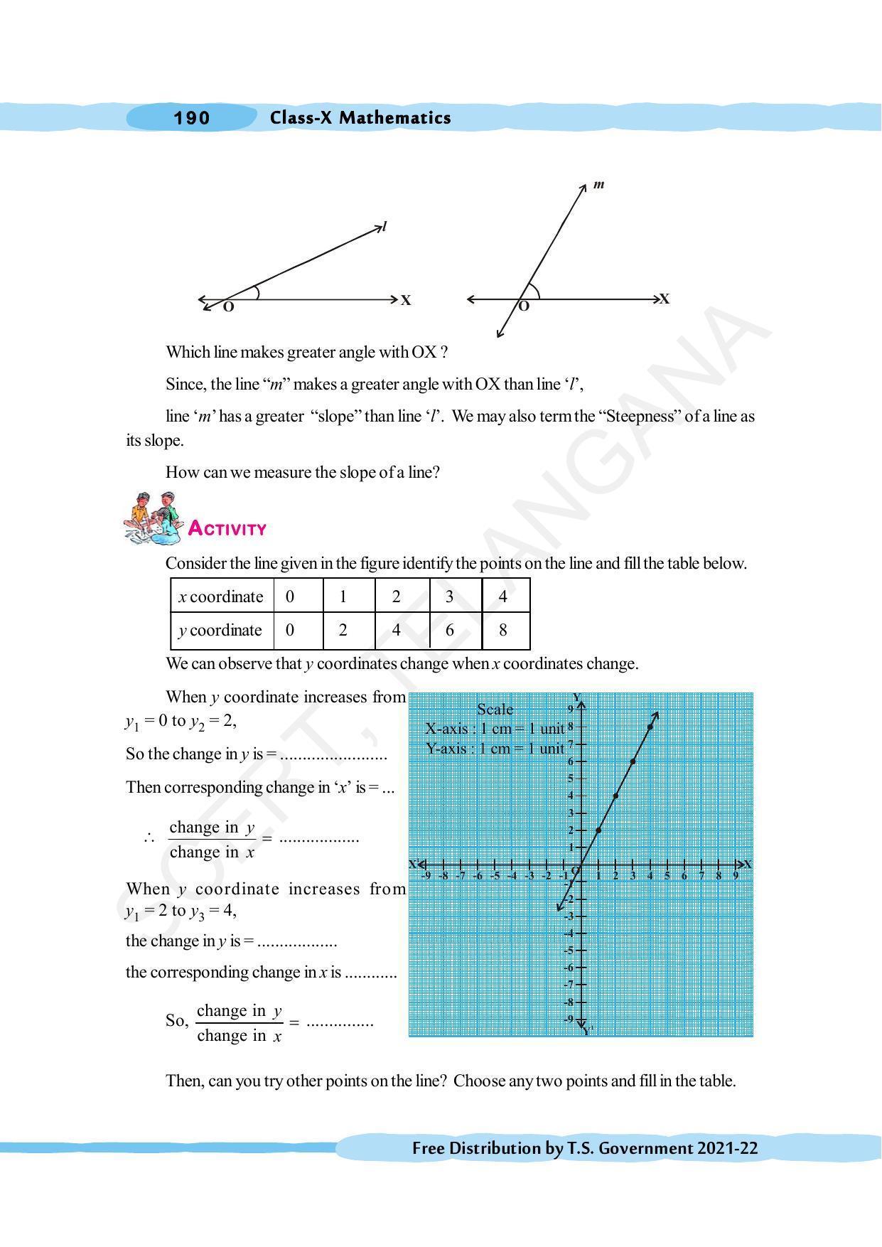 TS SCERT Class 10 Maths (English Medium) Text Book - Page 200