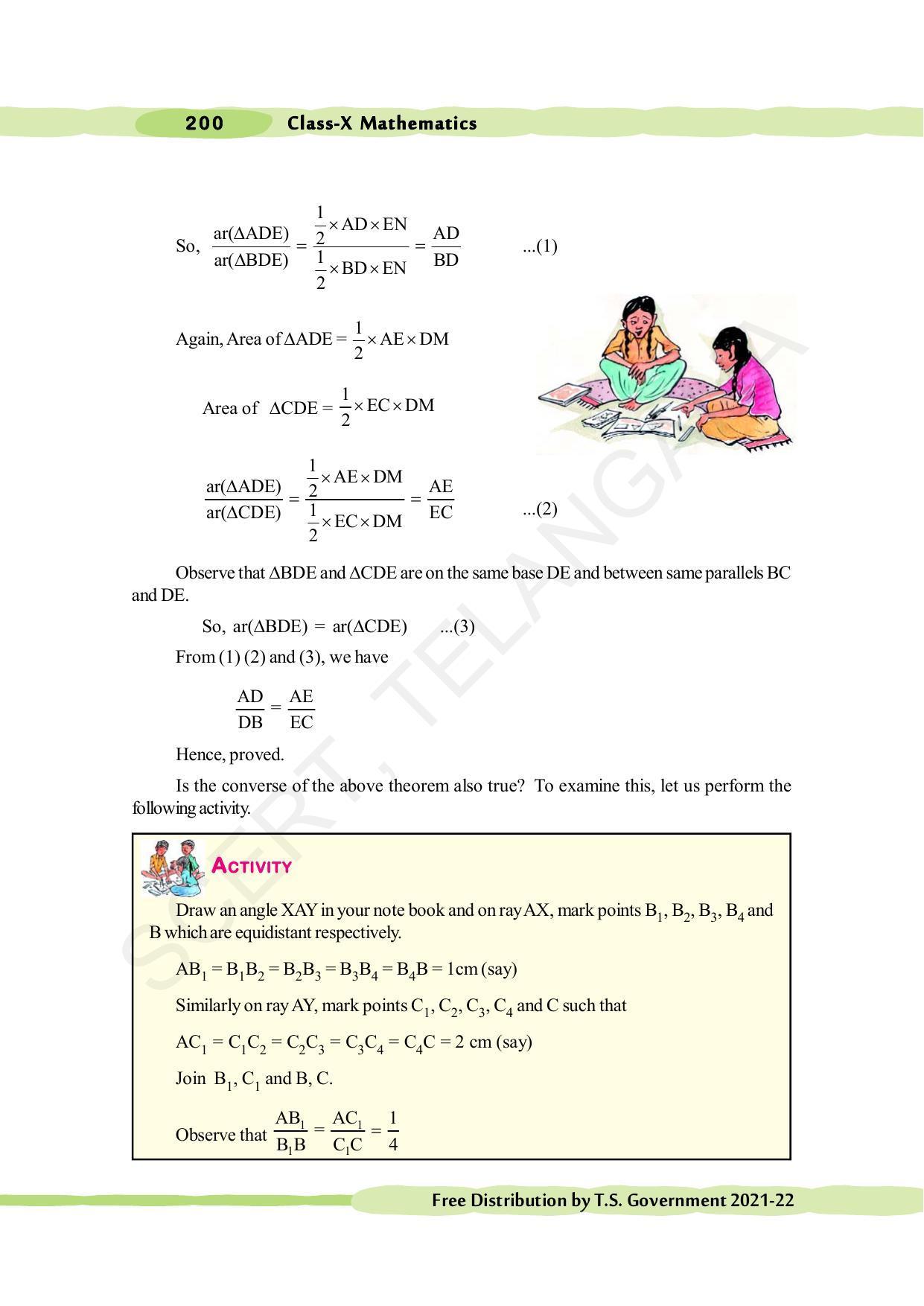 TS SCERT Class 10 Maths (English Medium) Text Book - Page 210