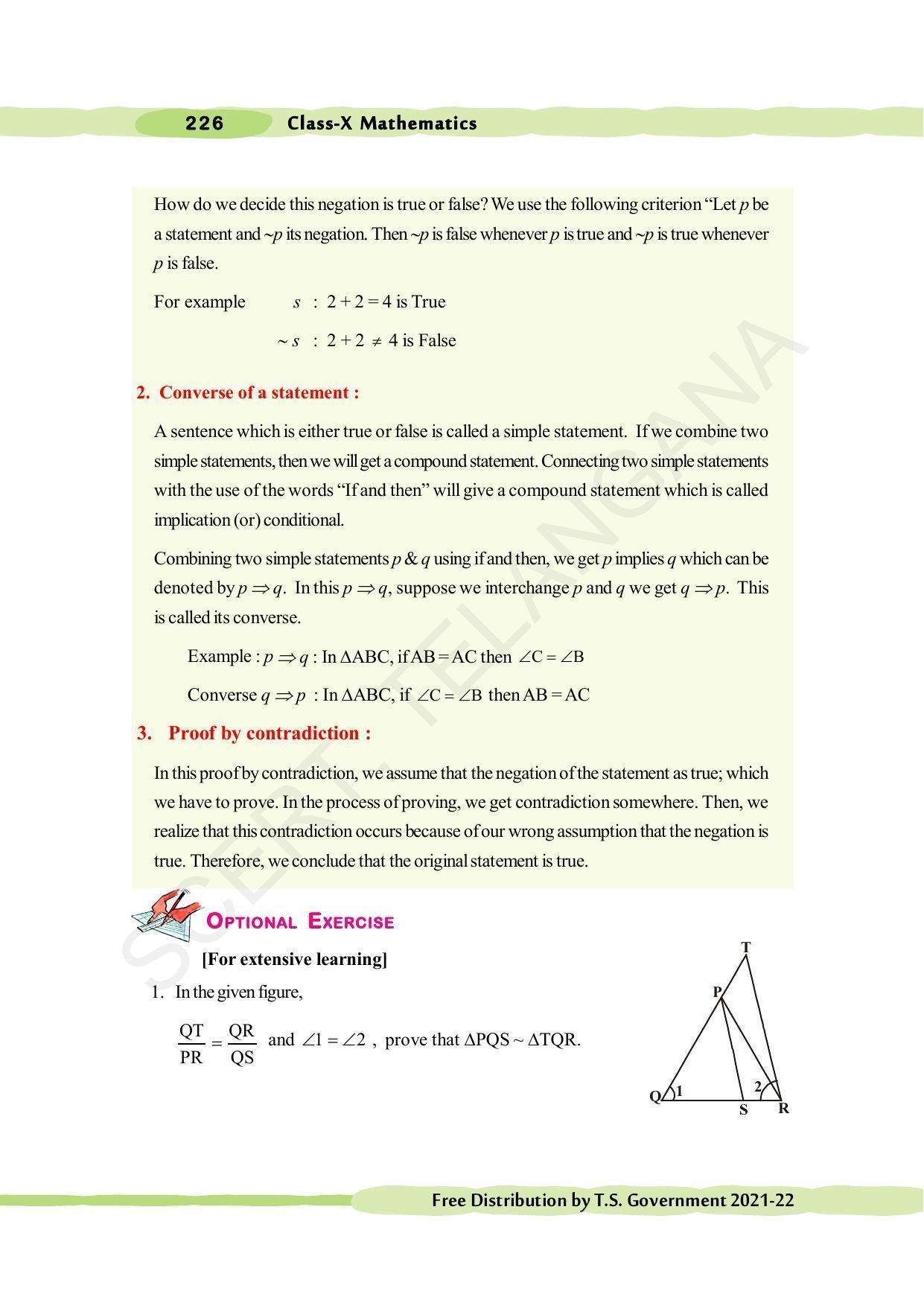 TS SCERT Class 10 Maths (English Medium) Text Book - Page 236