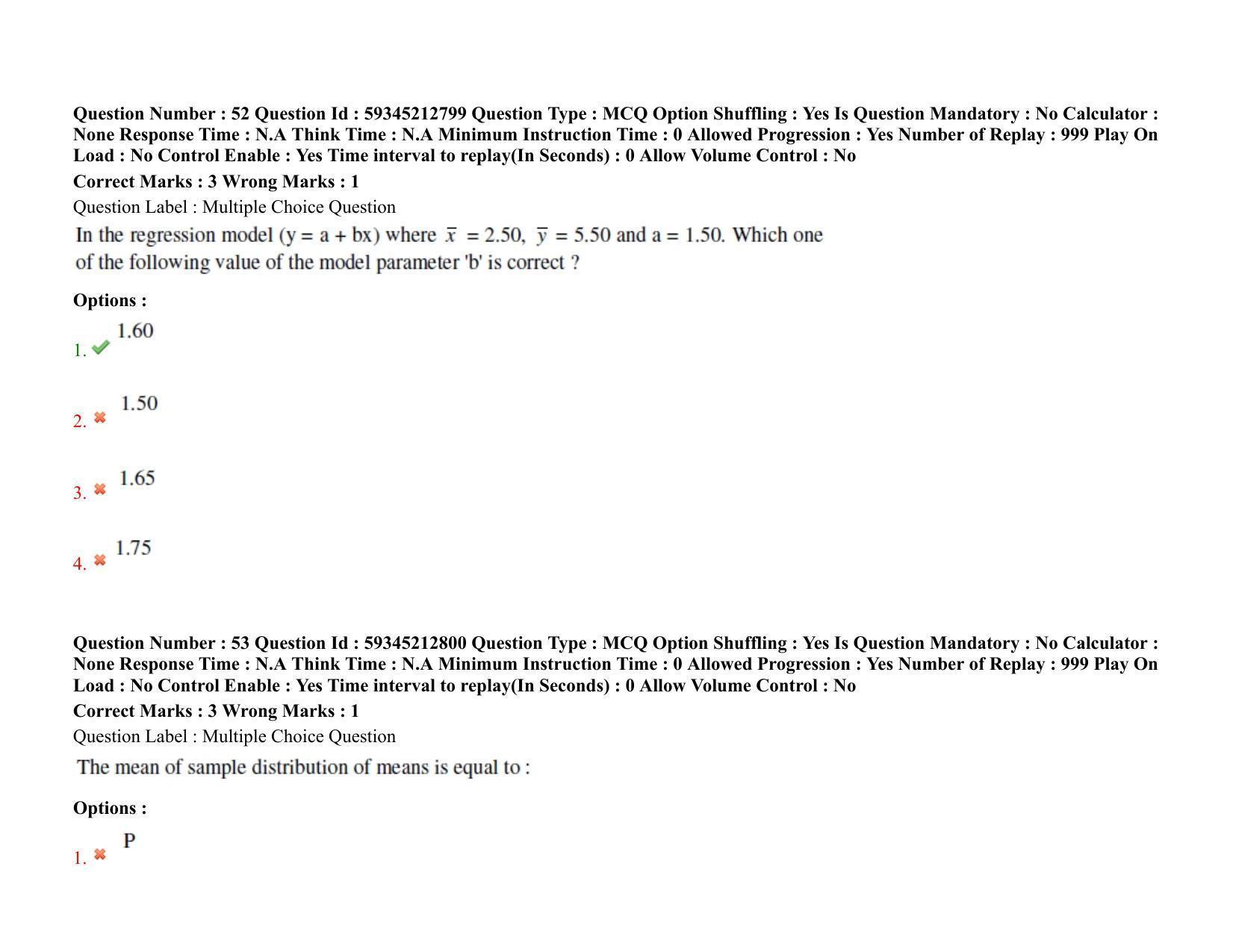 BHU RET Health Statistics 2021 Question Pape - Page 43